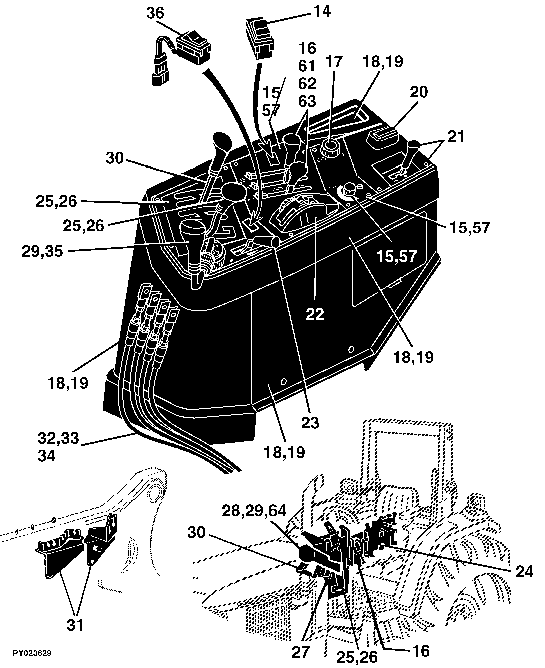92 OPERATORS STATION, CONTROLS, ACCESSORIES