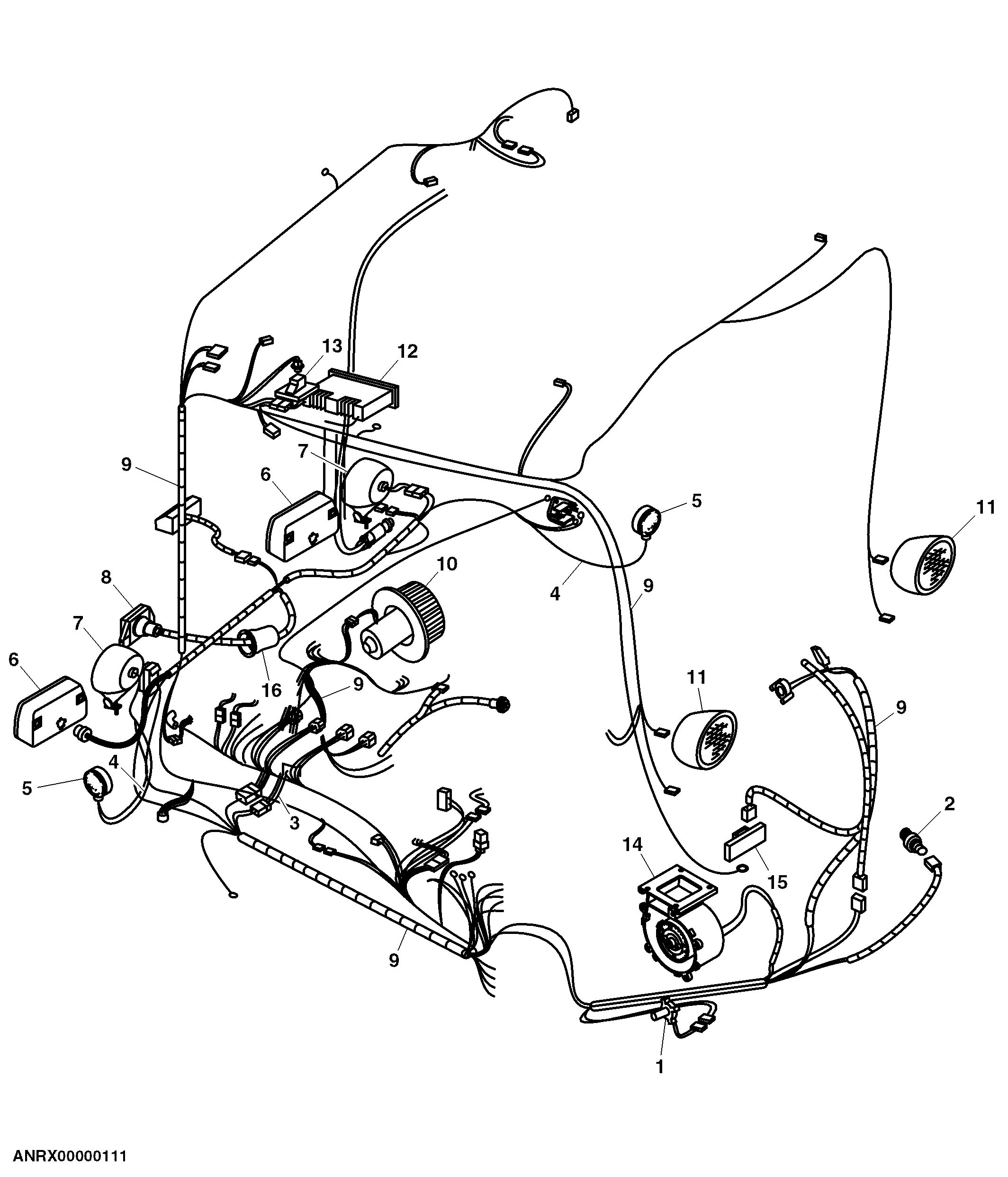 Wiring Harness (Cab) (North American Version)