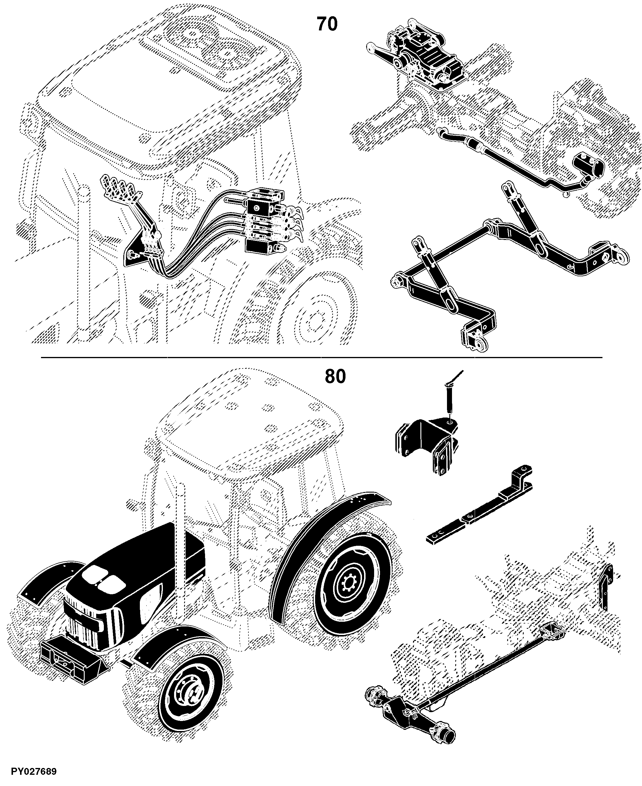 5090GF Tractor (Engine 4045HAT81)(Europe Edition)