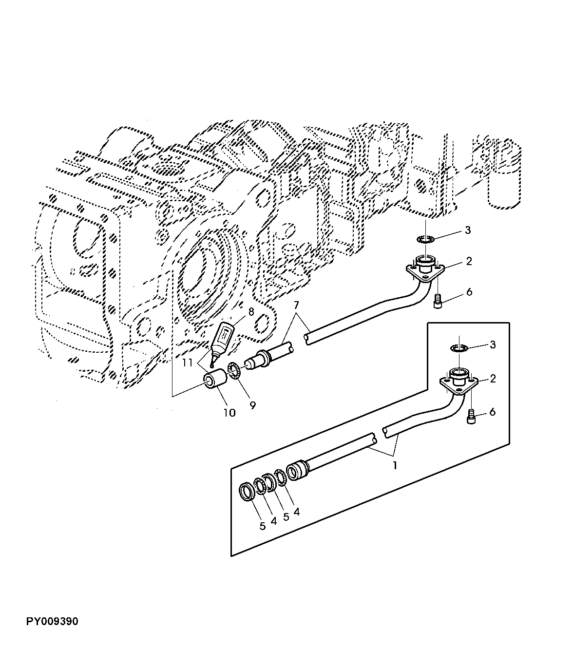 SUCTION LINE, TRANSMISSION OIL PUMP (SYNCROPLUS)