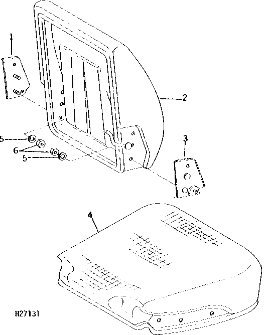 SEAT CUSHIONS (PERSONAL POSTURE SEAT) (206201 - )