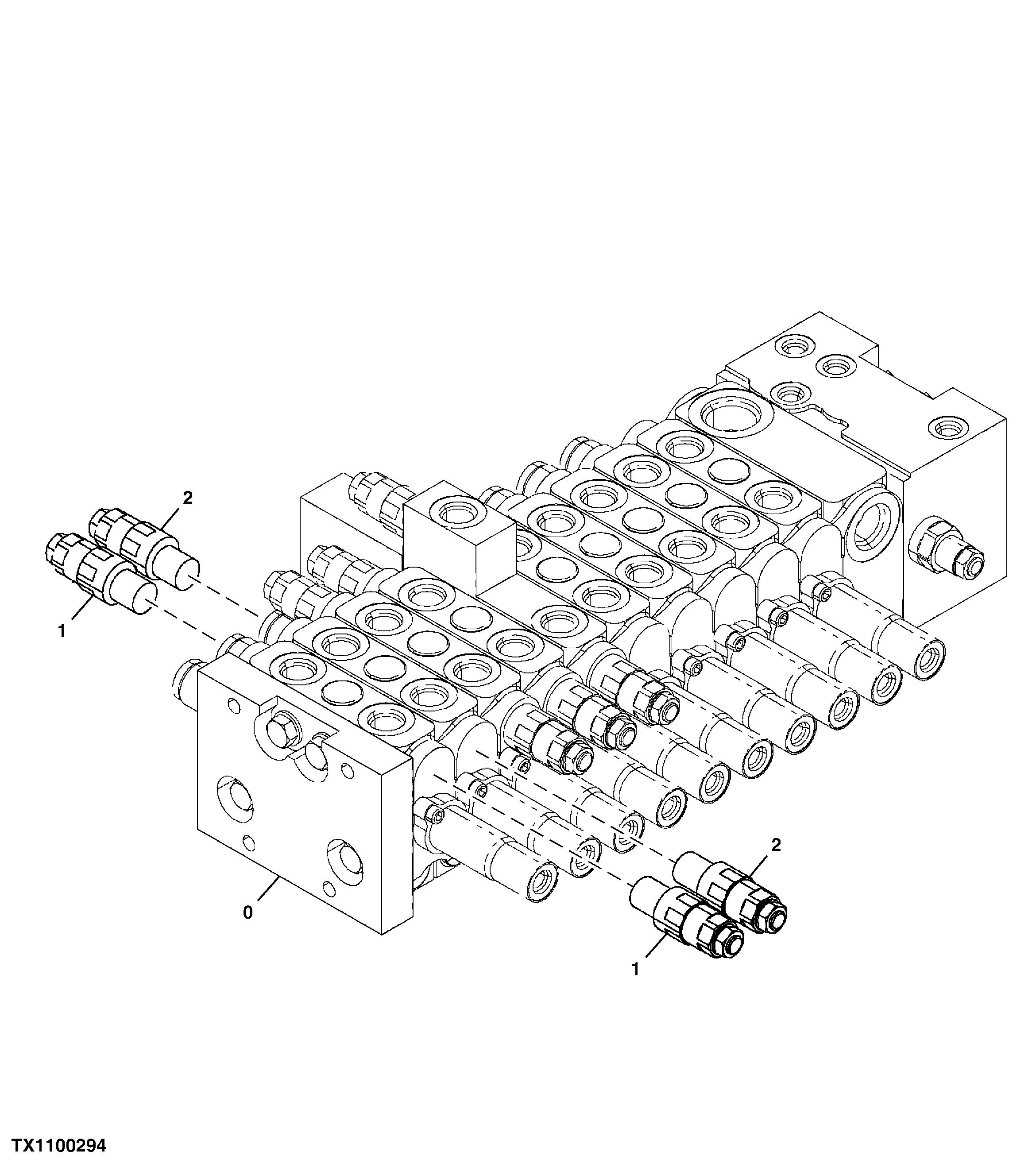 Power Angle Blade Control Valve (Relief Valve)