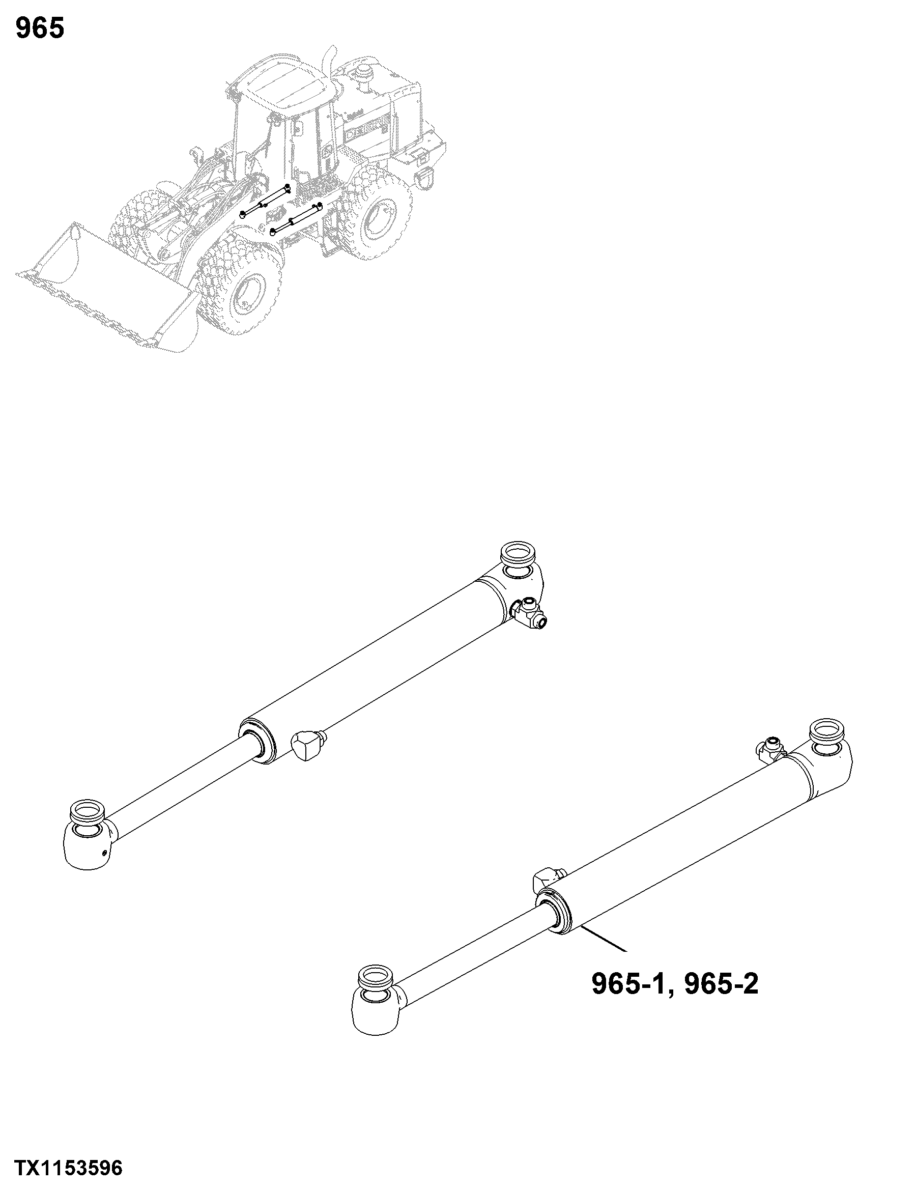 0965 Steering Cylinders