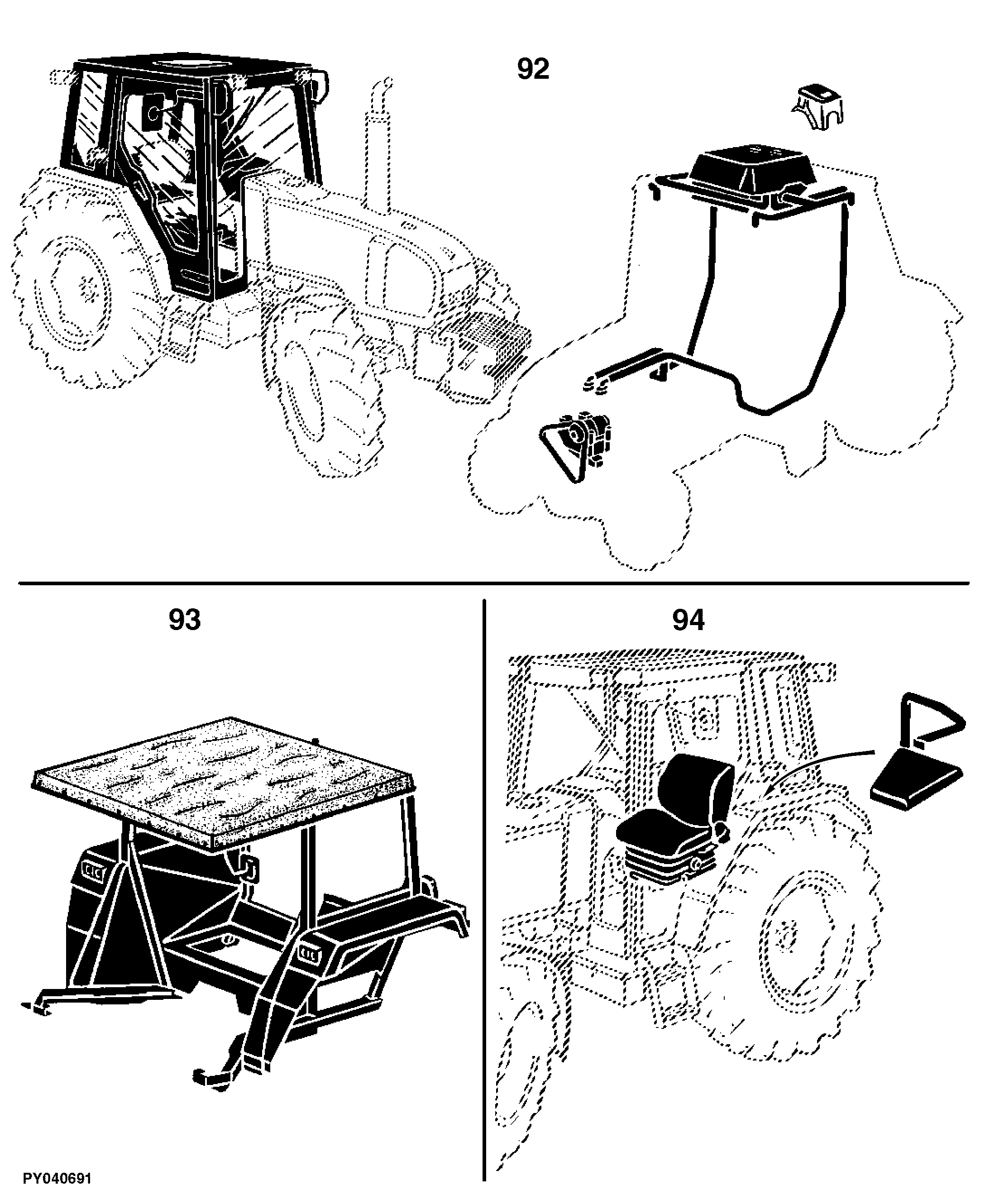 3300, 3300X, 3400, 3400X Tractors (Europe Edition)