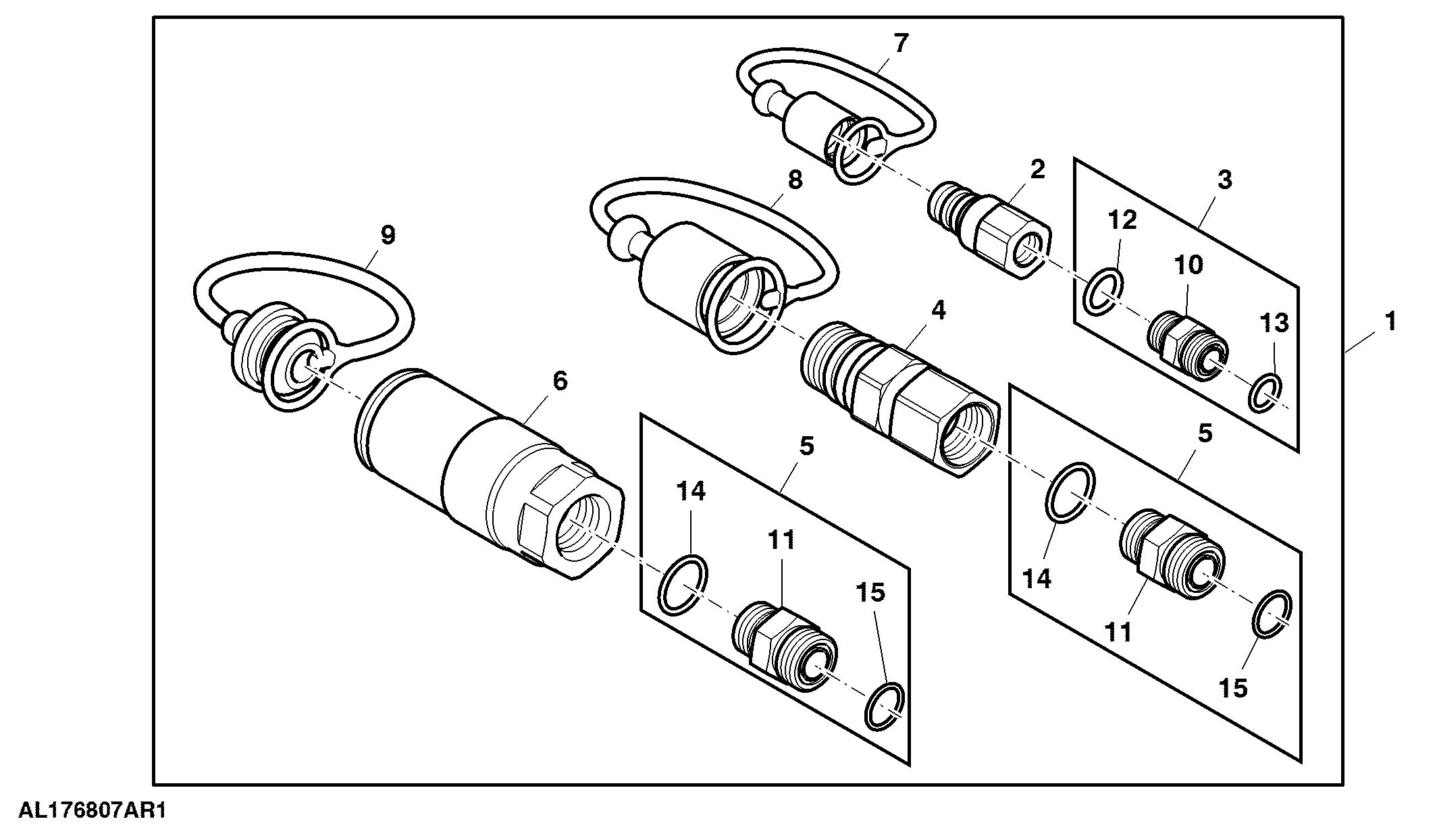 Attachment, Power Beyond Coupler Kit, Implement, Size 20