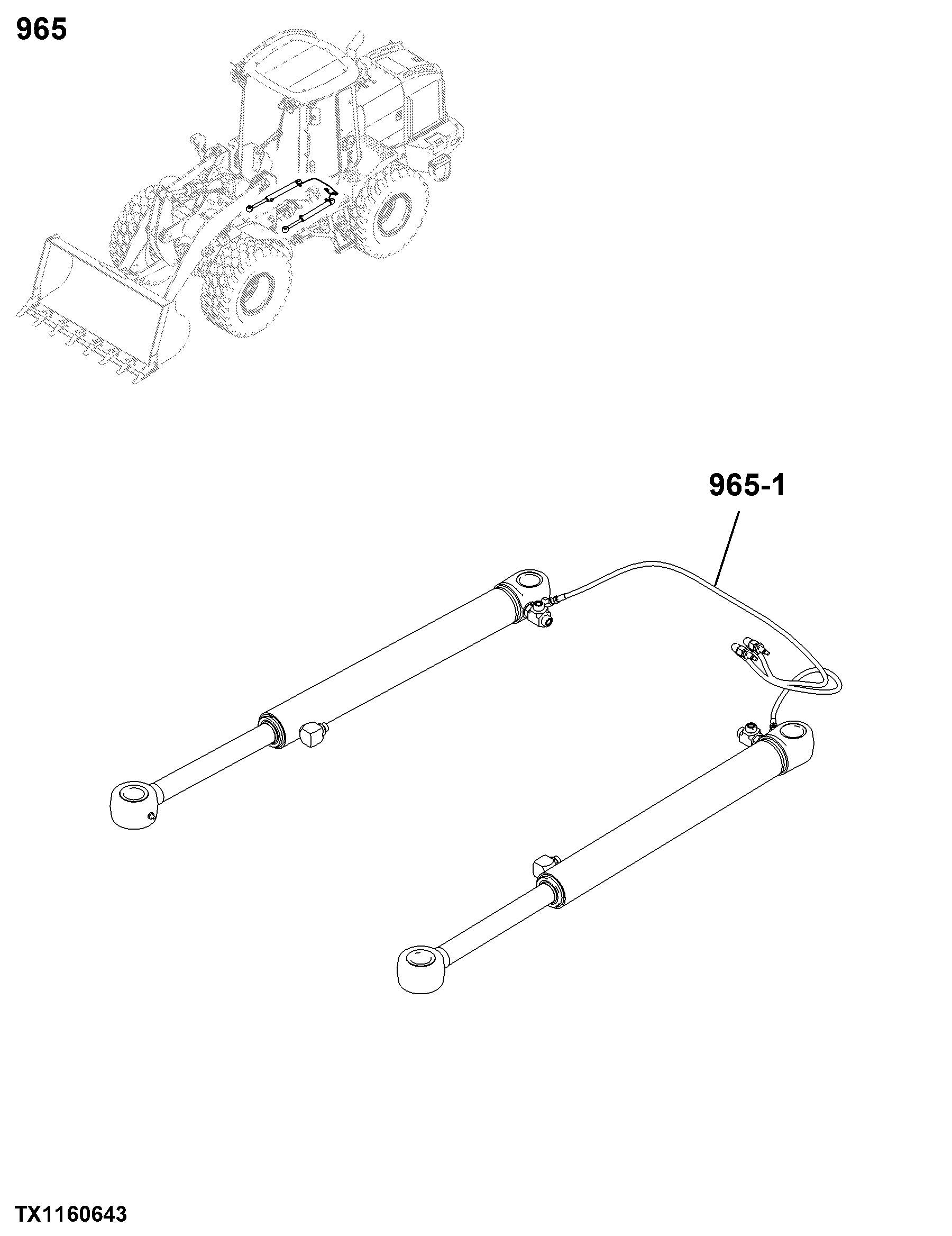 0965 Steering Cylinders