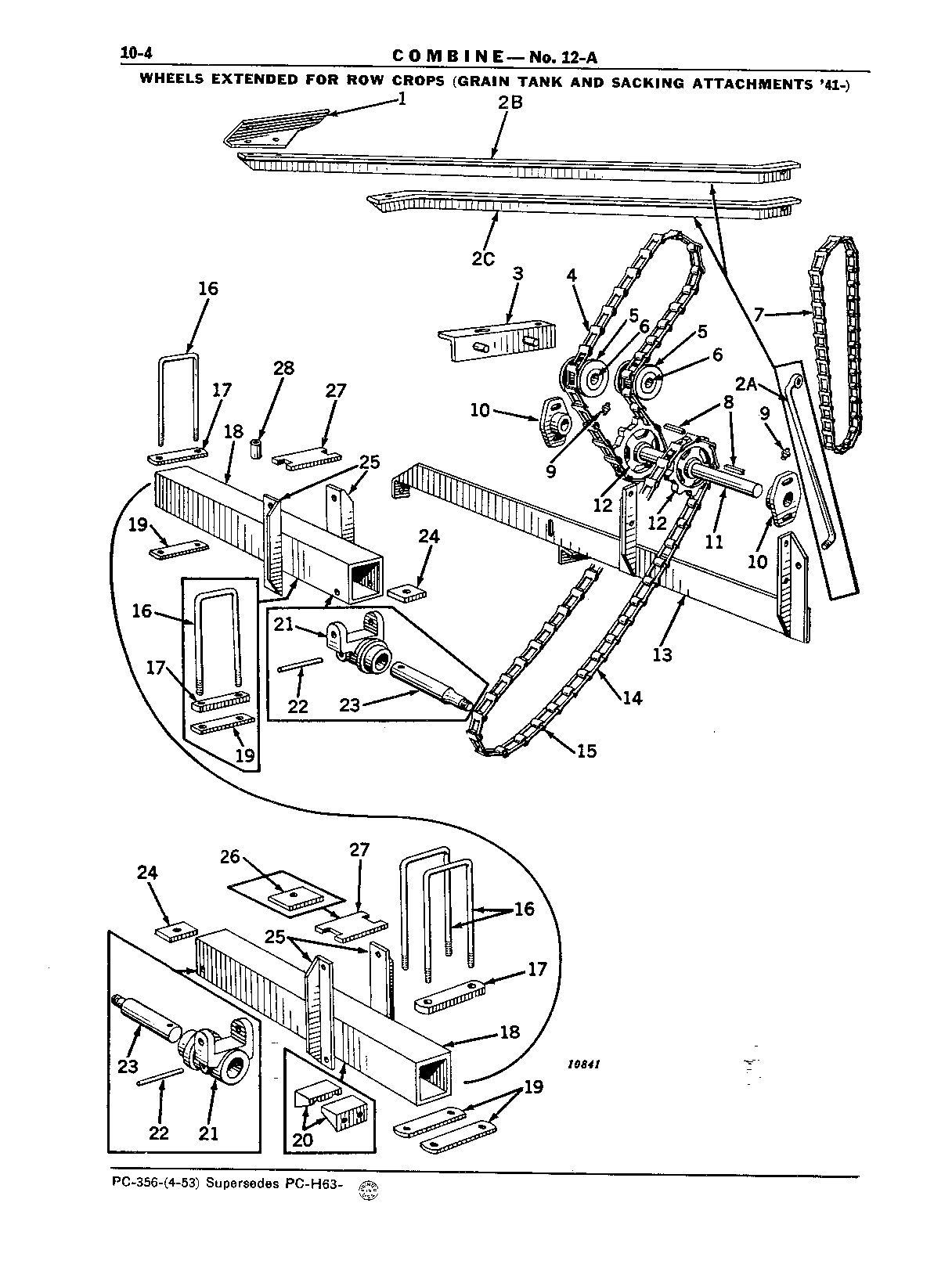 Section 10-Tractor Hitch, Axle Frame, and Wheels (Continued)