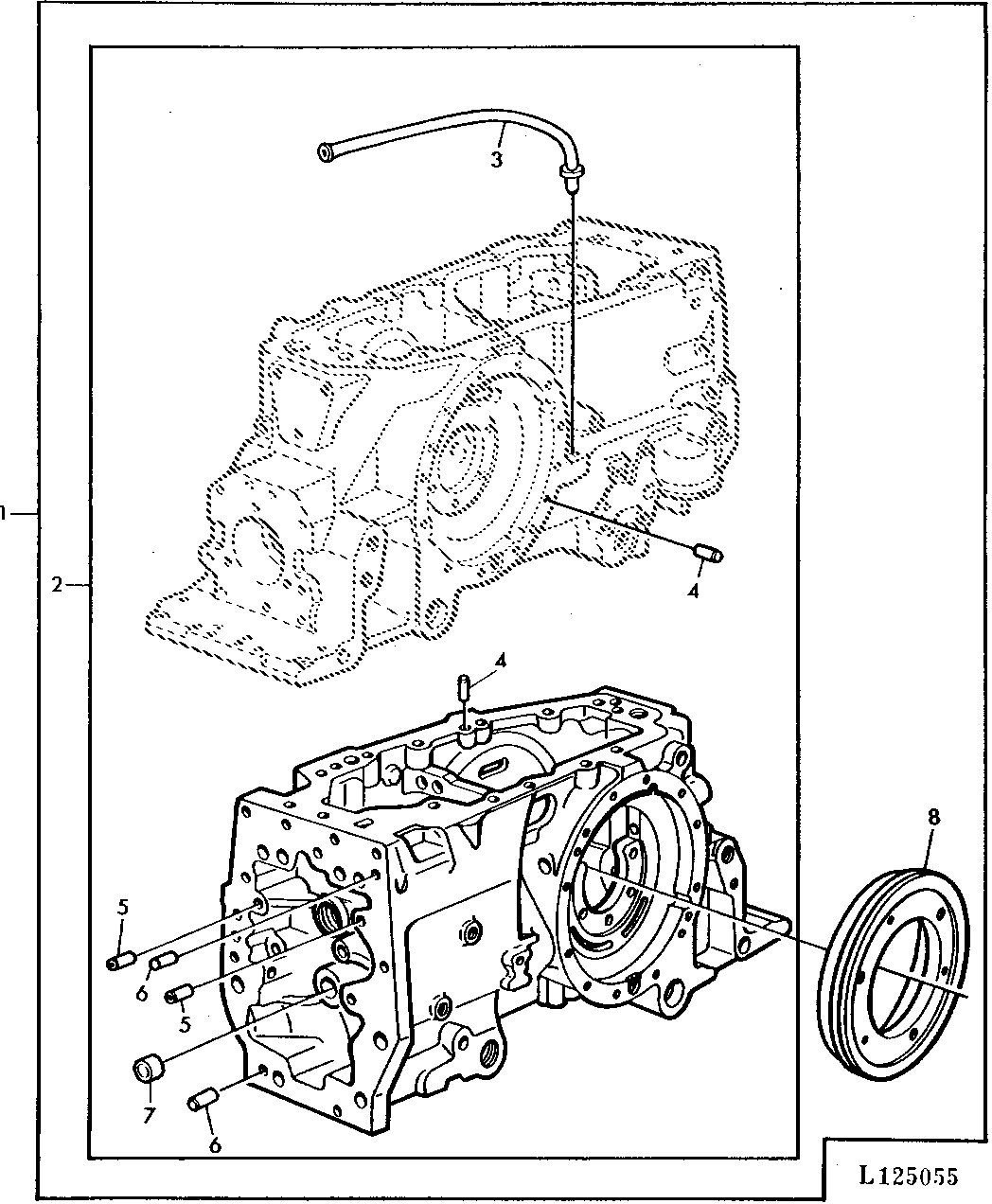TRANSMISSION CASE CONVERSION KIT (COLLAR-SHIFT TRANSMISSION)