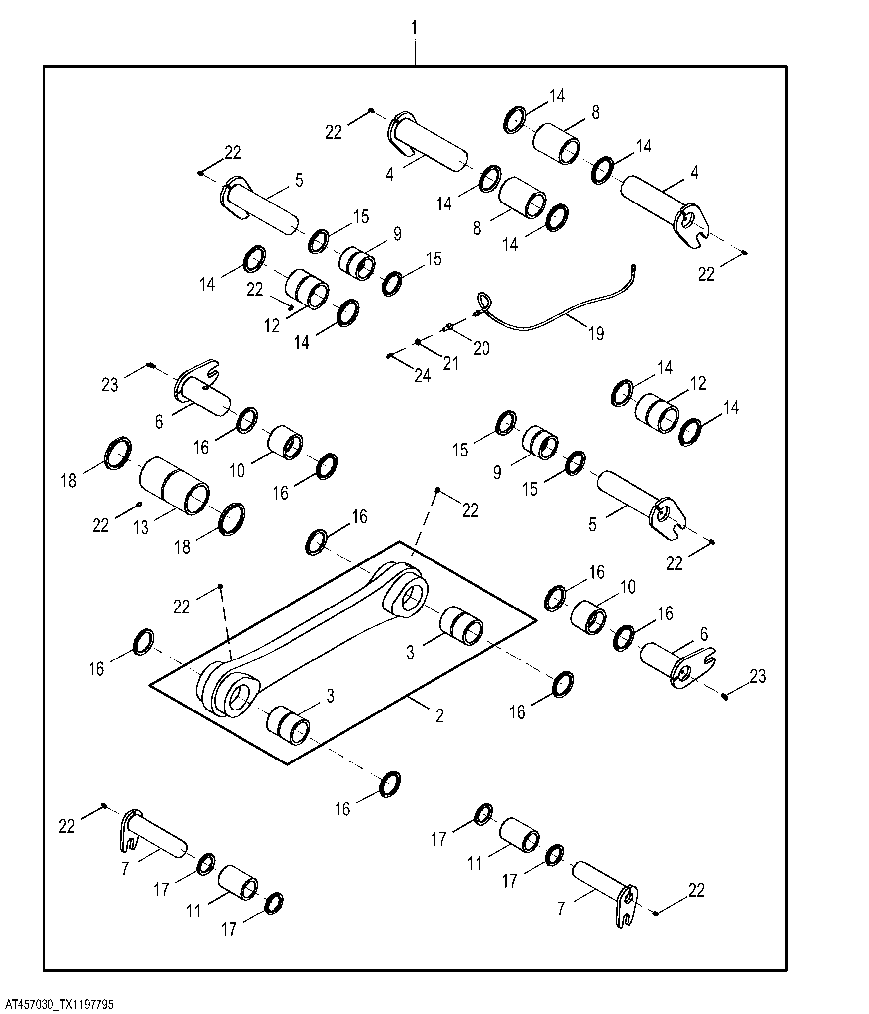 NeverGrease™ to Greased Linkage Conversion Kit, Z-Bar