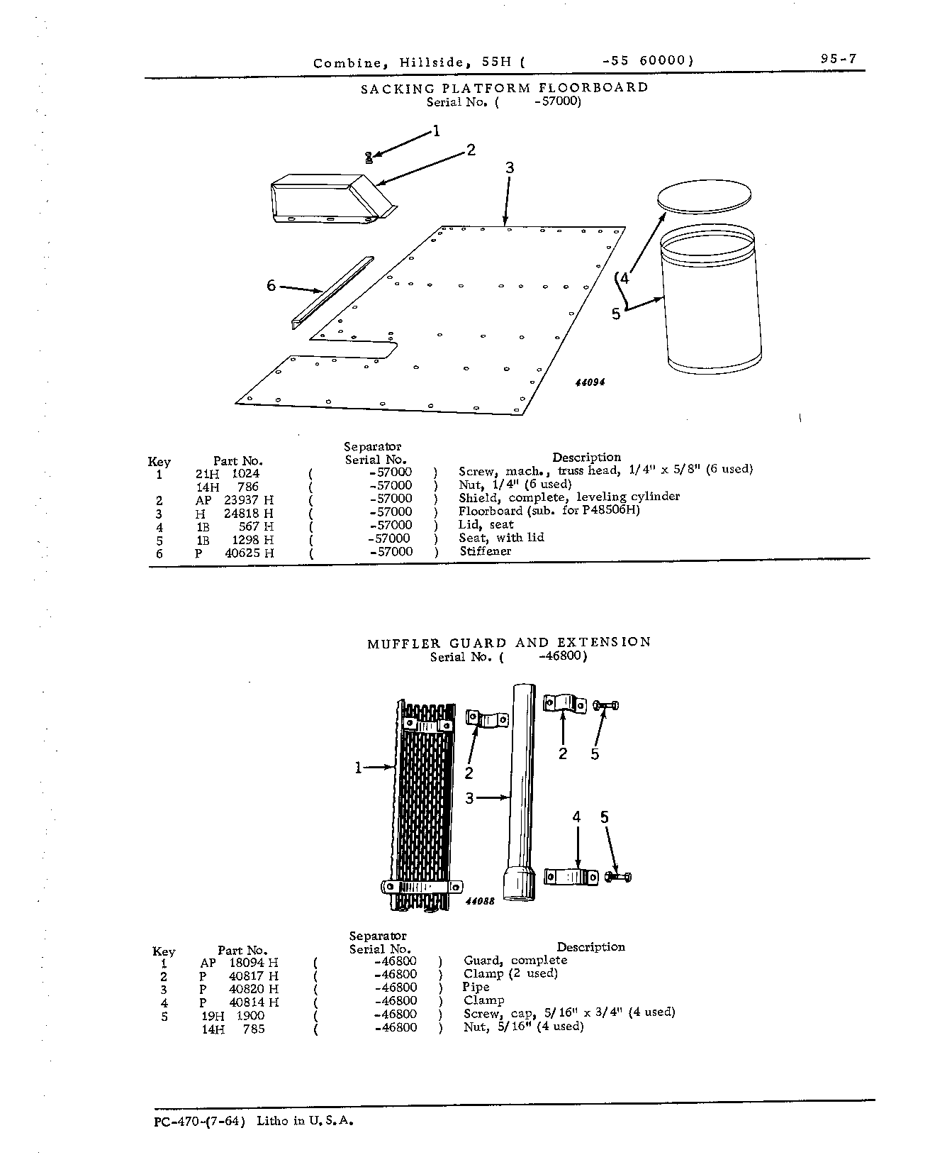Extension, muffler guard