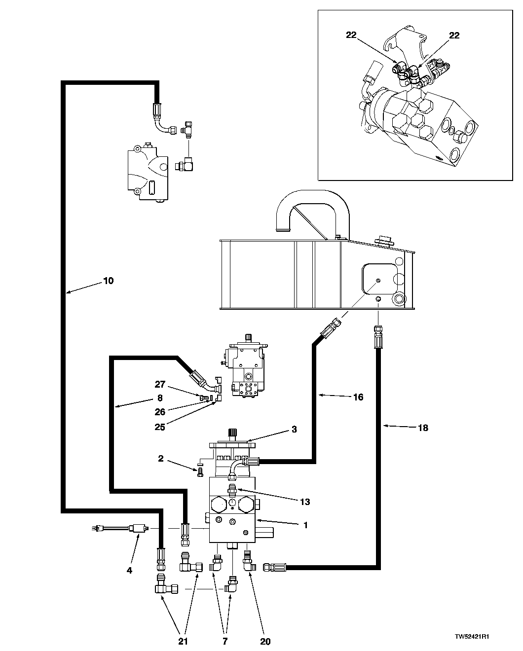 EMERGENCY STEER SYSTEM (660D, -001341)(848G, -001166)