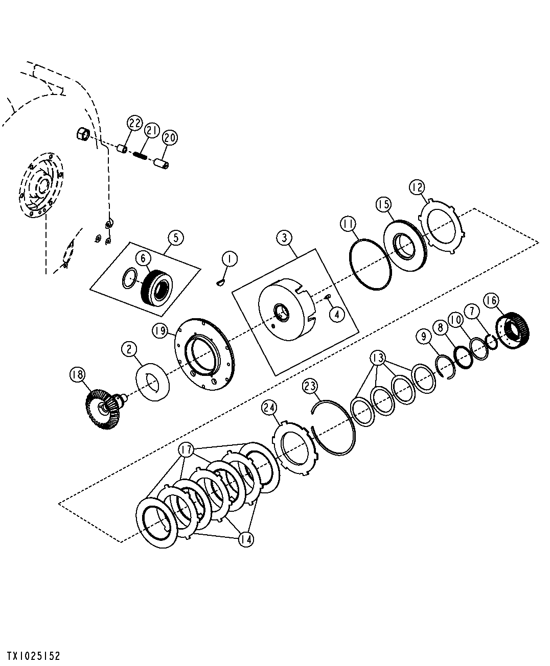 WINCH CLUTCHES AND BRAKES (MODEL 6000 WINCH)