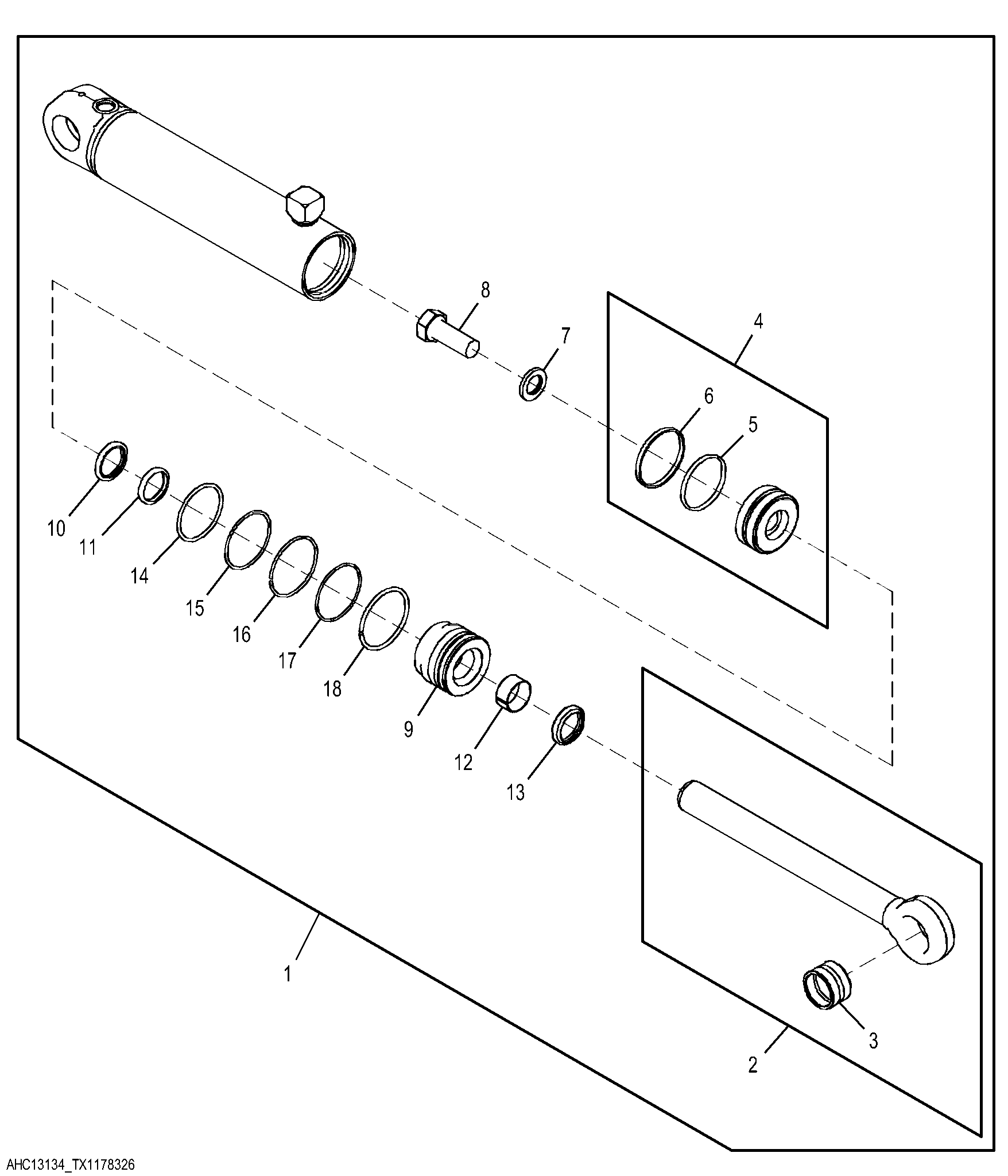 Stacking Blade Cylinder Components ( - 690770)