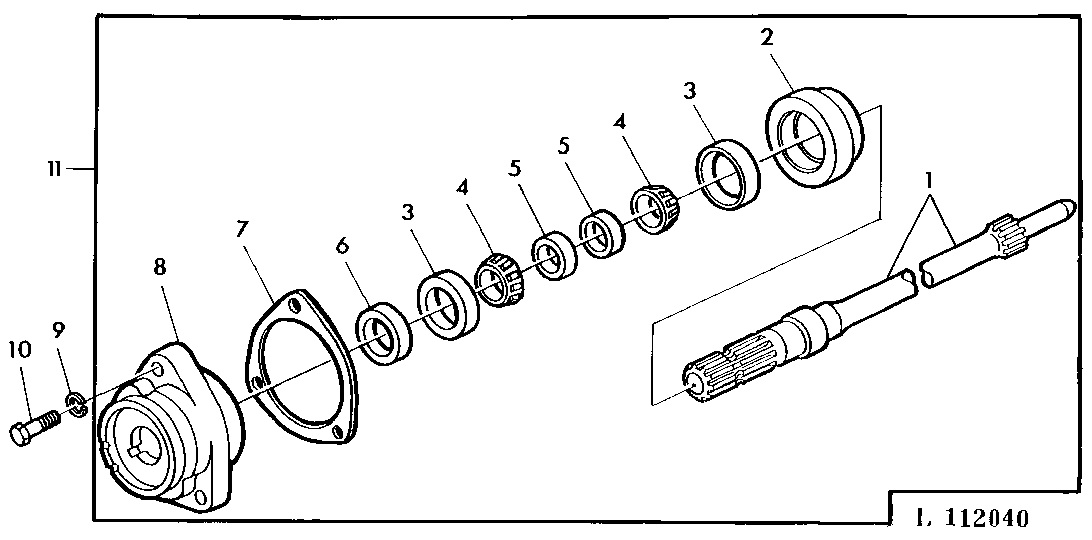 IND. 540 RPM PTO (HEAVY-DUTY COLLAR SHIFT TRANSMISSION)