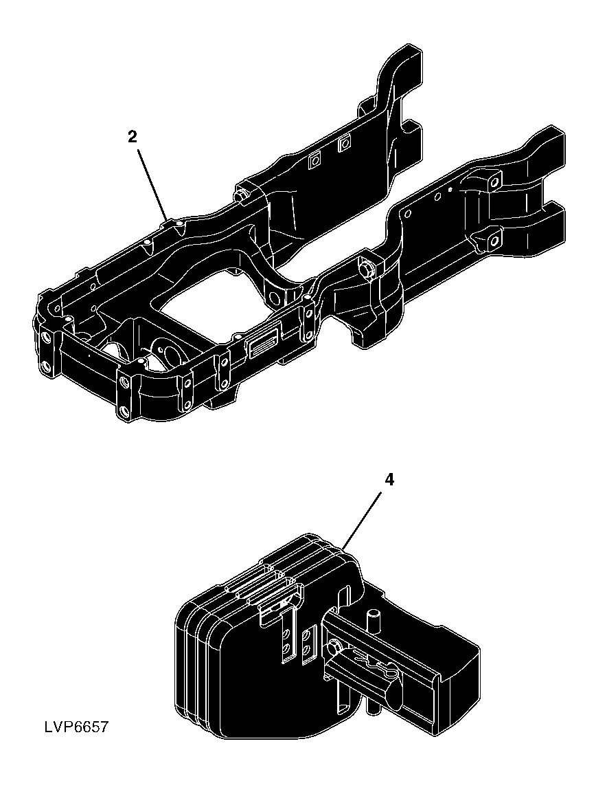 820 Front Support And Weights Tractor