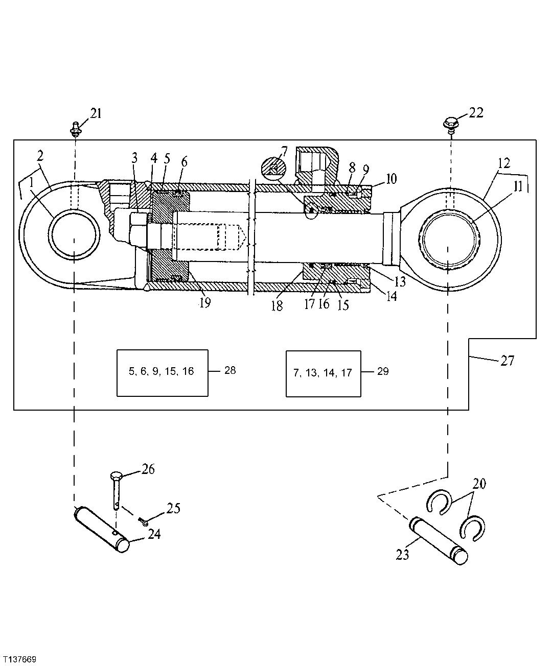 Stabilizer Cylinder (Replacement) (831990 - )
