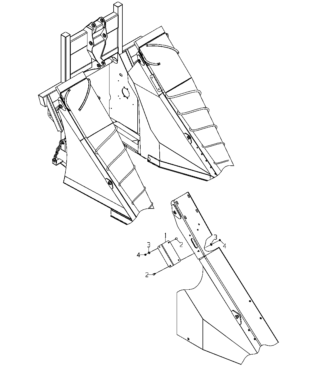 SHIELD GP, CROP DIVIDER (OPTION 5500)