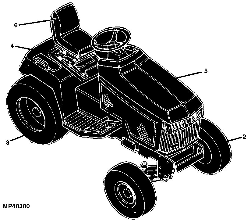 80 WHEELS, FRAME, SHEET METAL AND OPERATOR'S STATION