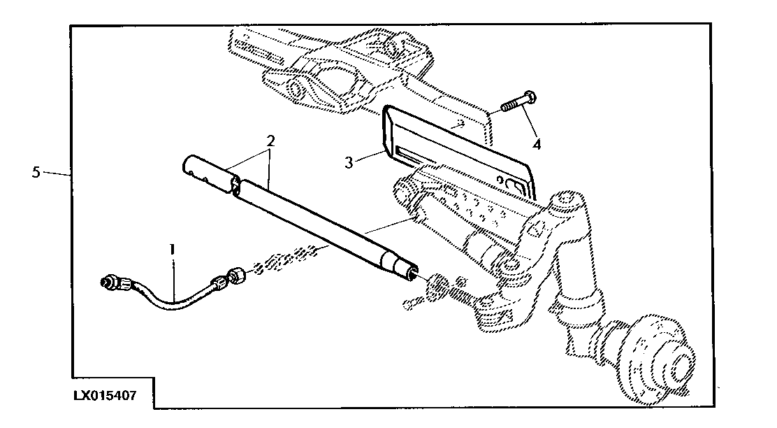 FRONT AXLE, EXTENSION - FIELD INSTALLATION KIT (STANDARD VERSION)