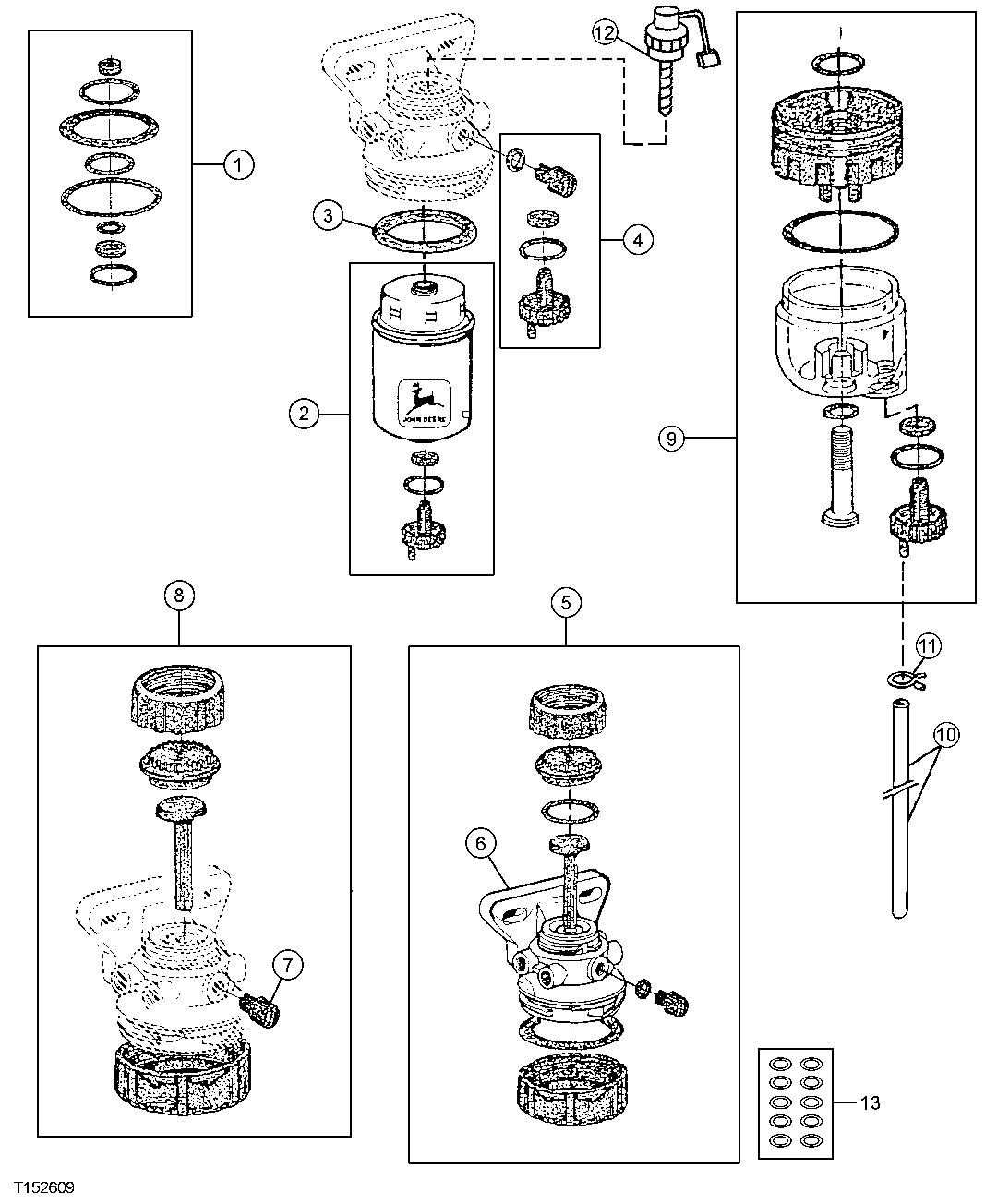 Primary and Final Fuel Filter Elements and Service Kits