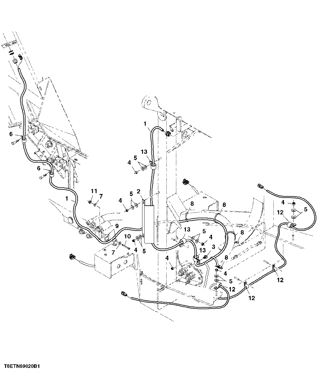 Electrical GP-Main Frame - Elevator{Track} (100601 - )
