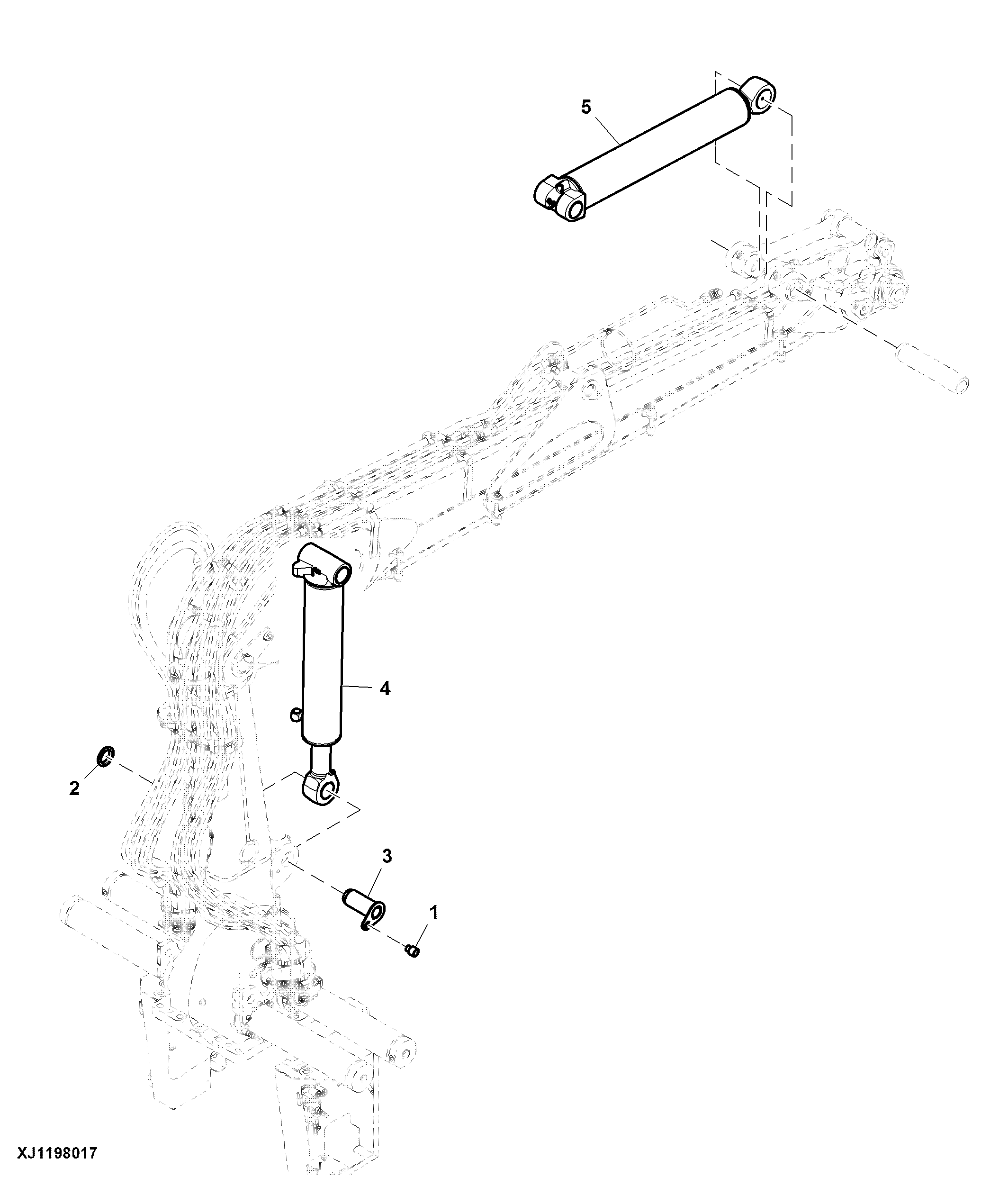 Hydraulic Cylinders, Main Boom, CF8