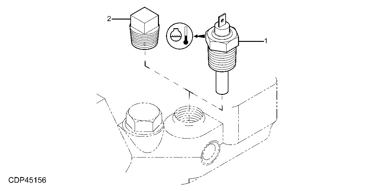 WATER TEMPERATURE SENSOR - PLUG