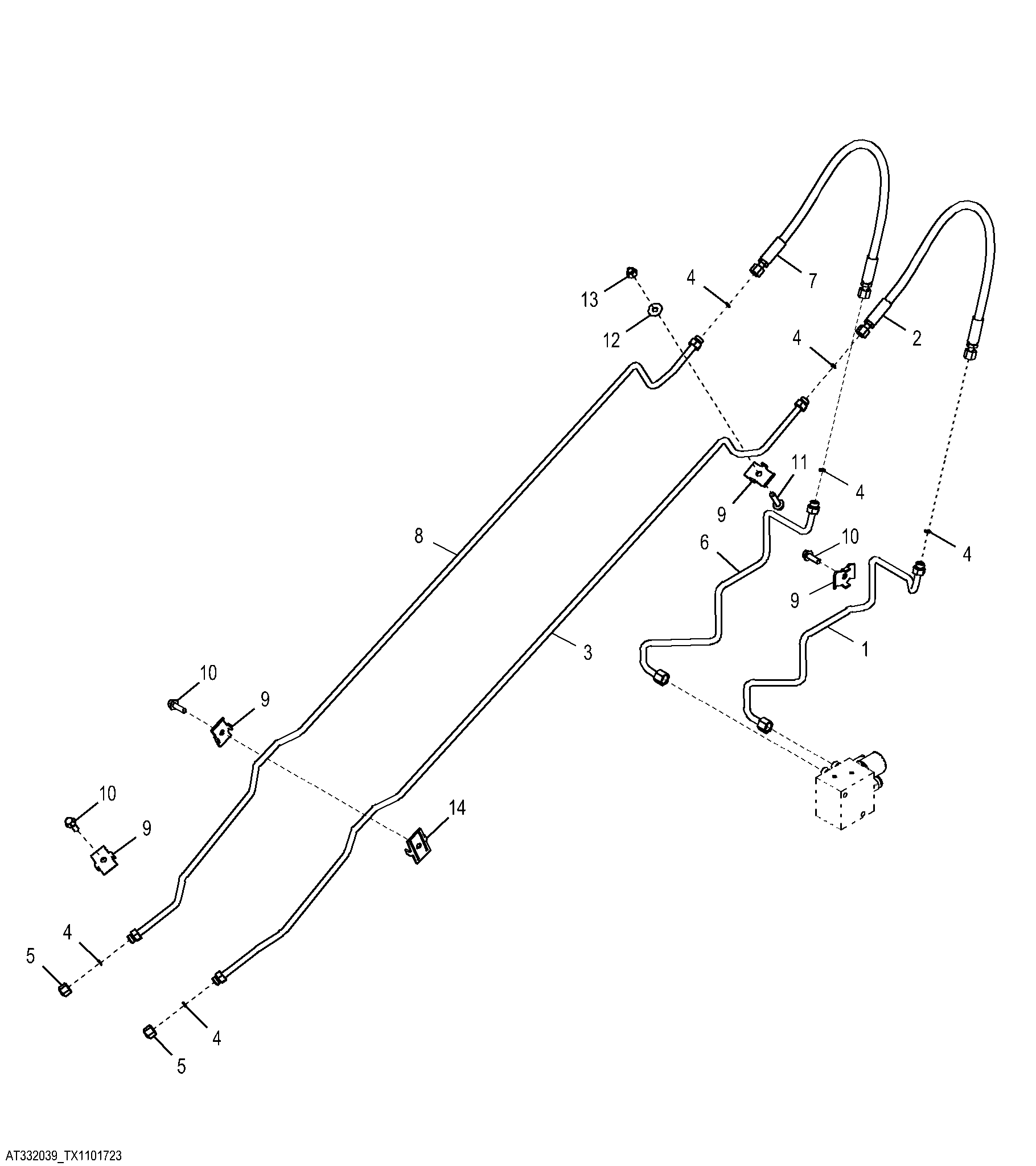 Pin Disconnect Hydraulic Lines (Powerllel™)