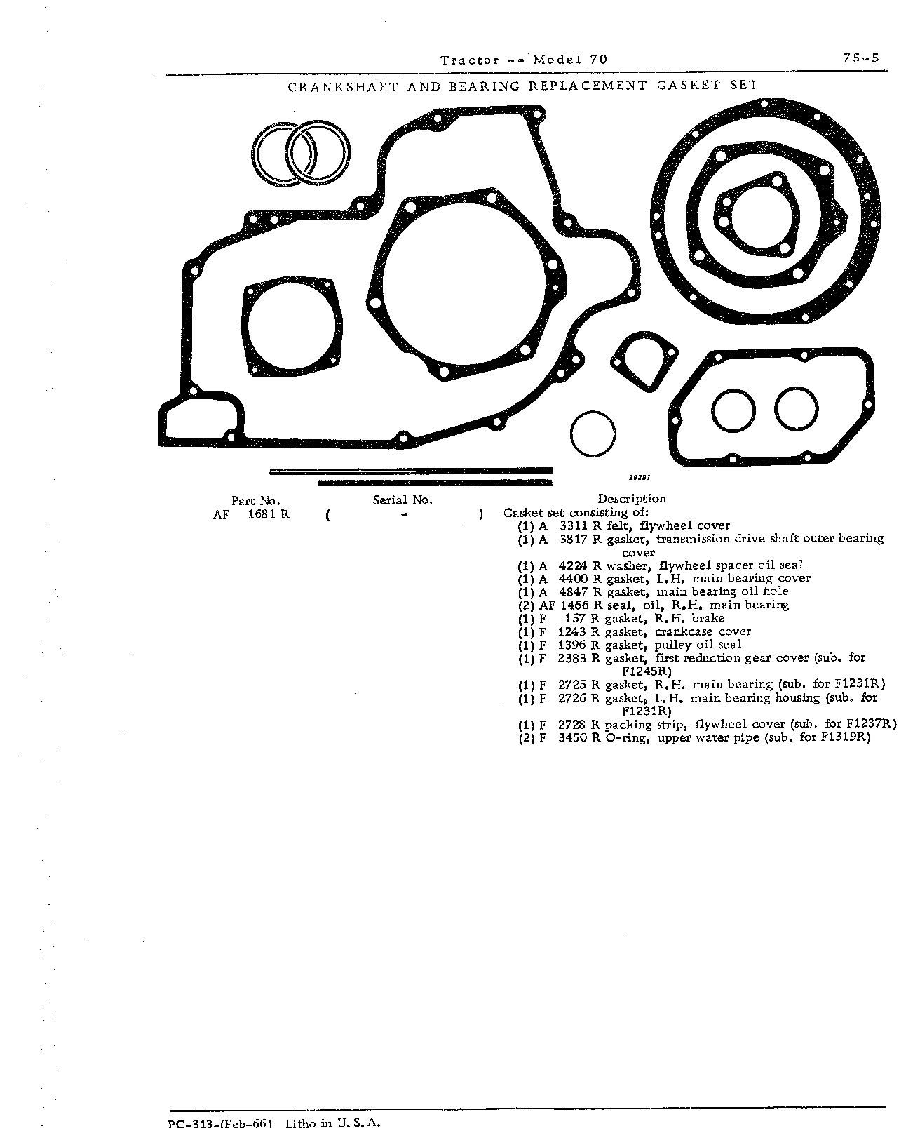Section 75-Umbrella Holder, Decals and Gasket Sets (Continued)