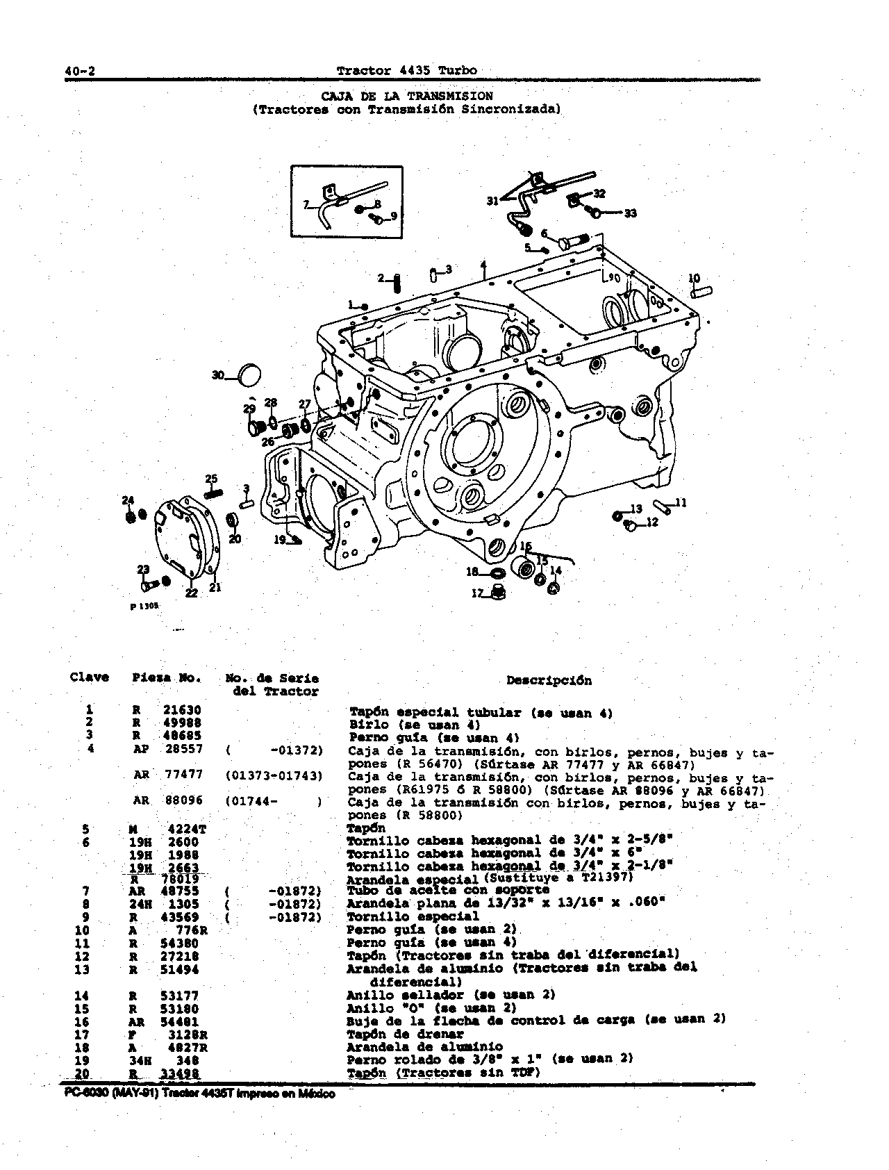 Valvula Reguladora del Embrague de la Transmision (TSC) (Continued)