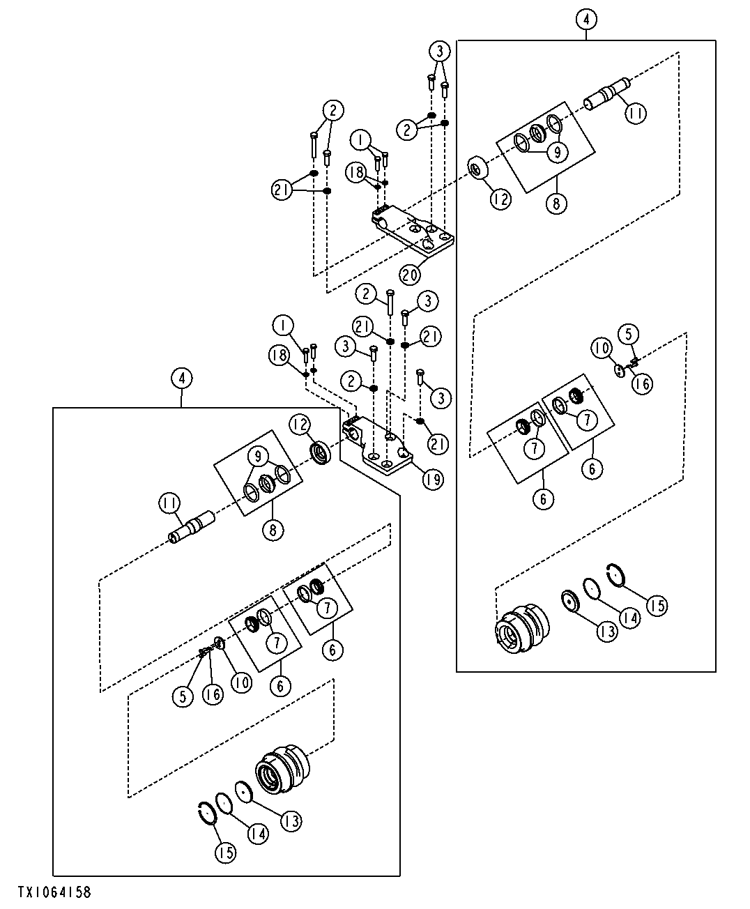 Carrier Roller w/ Component Parts (Maximum Life Undercarriage)