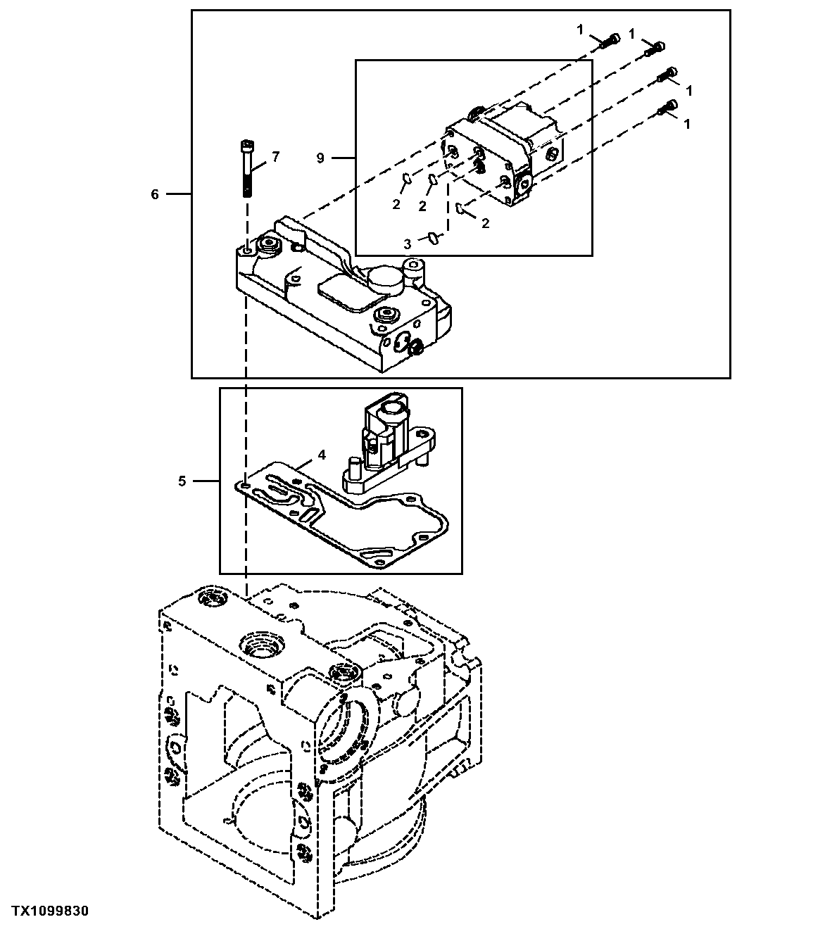 HYDROSTATIC PUMP DISPLACEMENT CONTROL VALVE