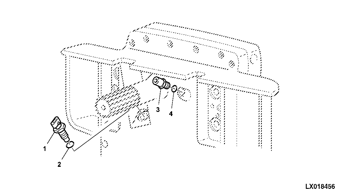 FRONT PTO - SENDING UNIT, PTO SPEED METER/ VALVE BLEED