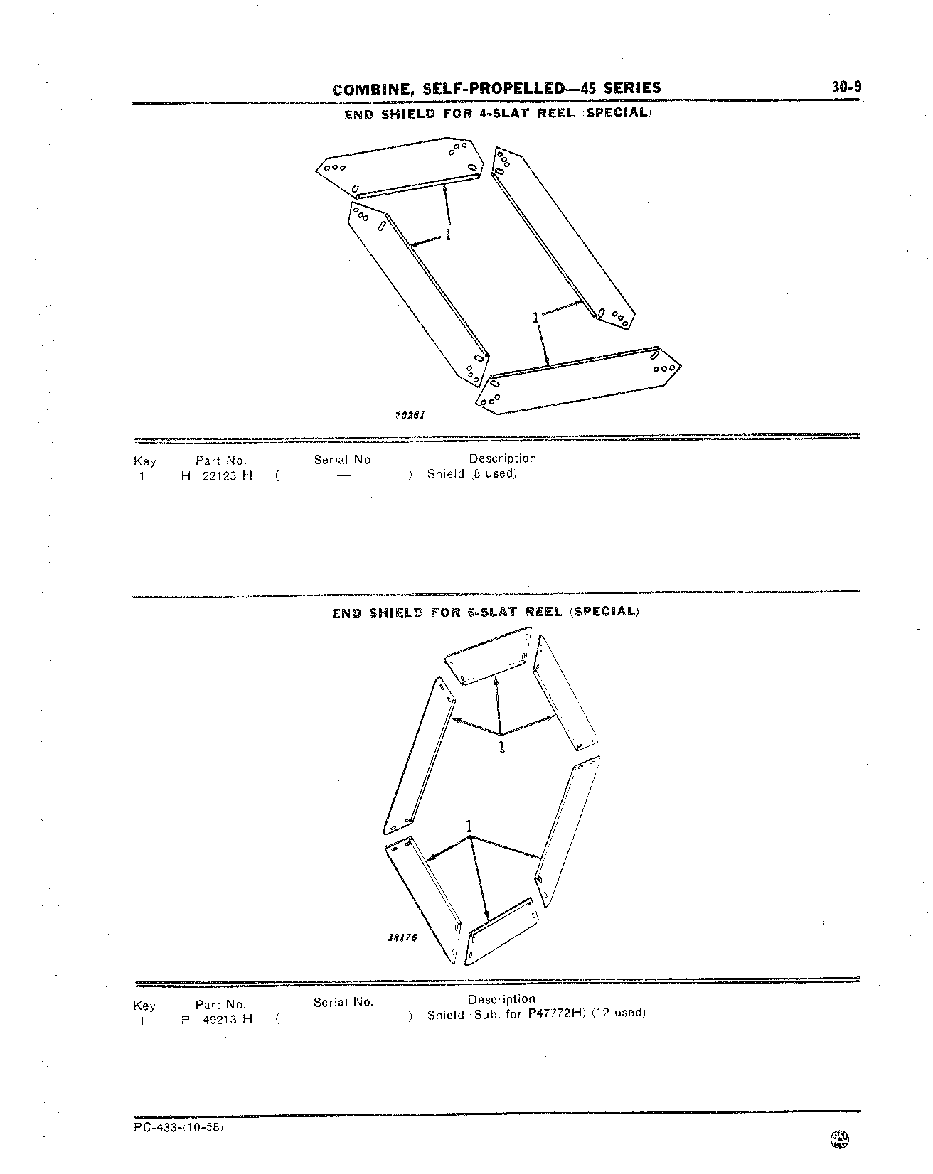 Reel Slats End Shield (Special)