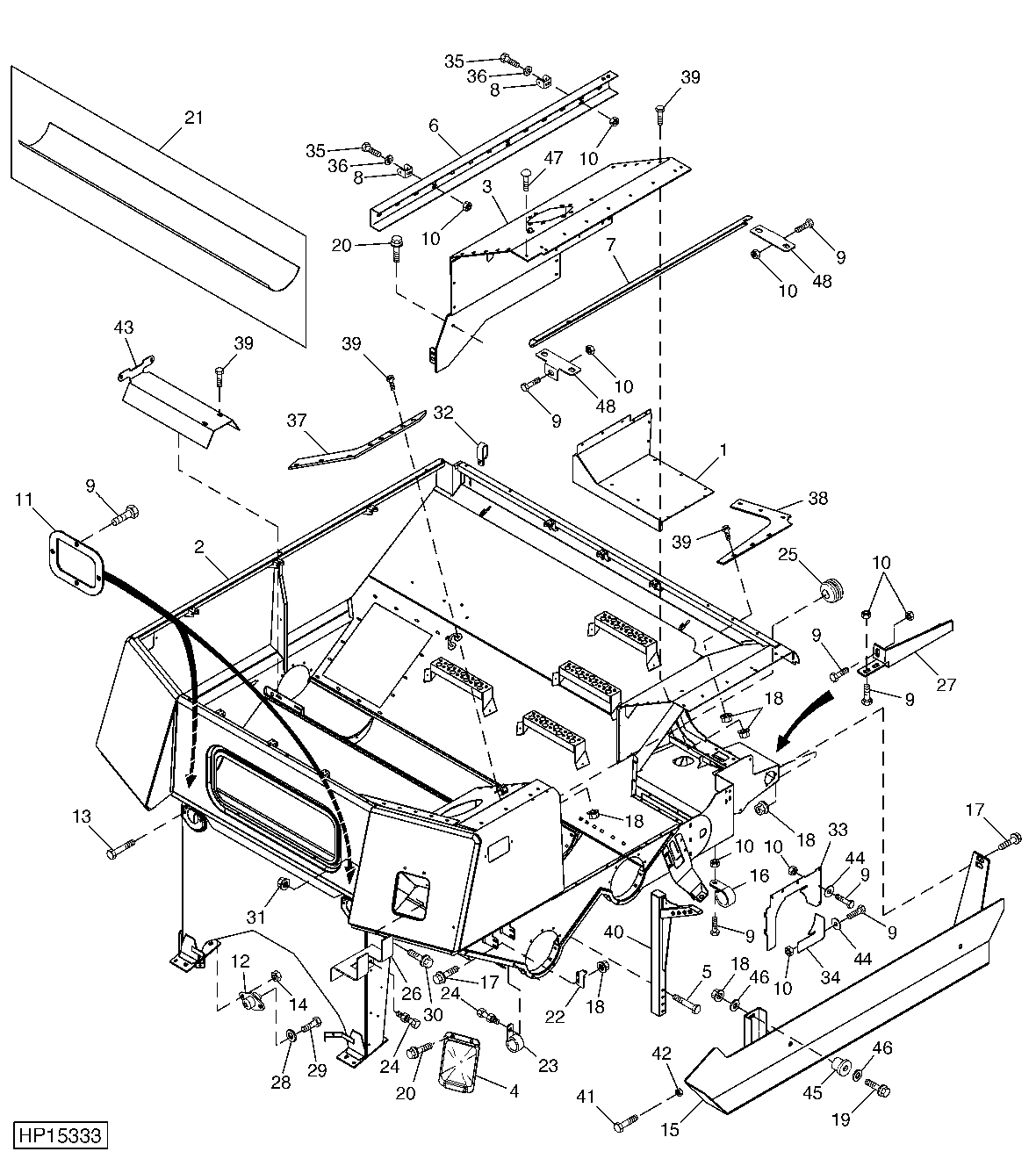Grain Tank (High Unloading Rate) ( - 715400)