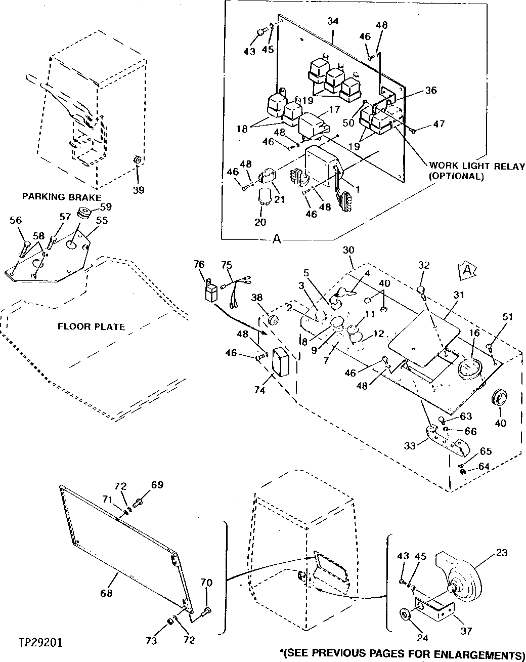 Right-Hand Console Switches and Relays (Canopy) (000477 - 000686)