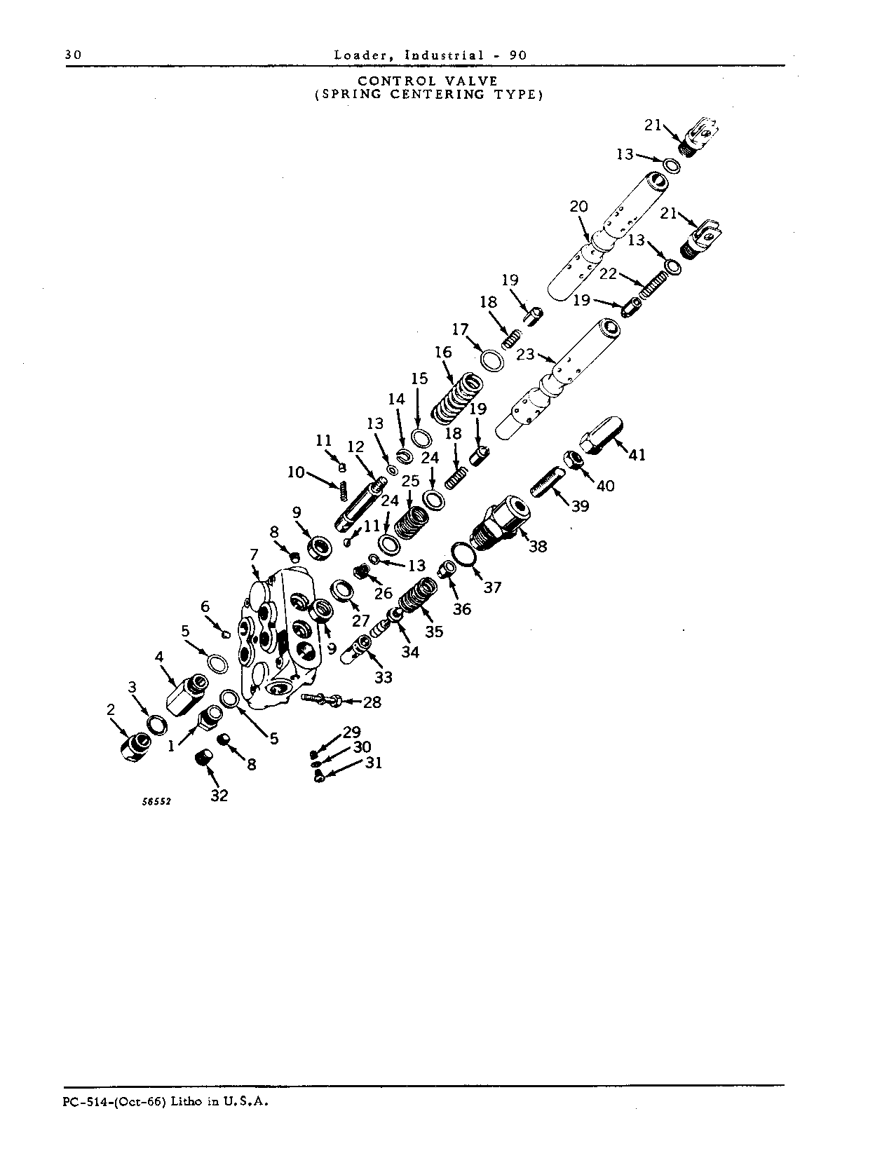 CONTROL VALVE (SPRING CENTERING TYPE)