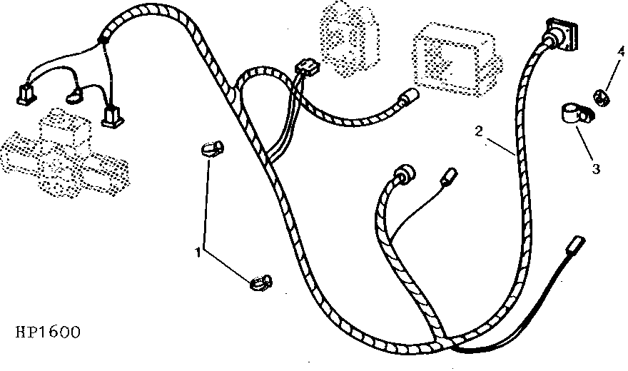 WIRING HARNESS (CONVERSION TO DIAL-A-MATIC HEADER HEIGHT CONTROL)