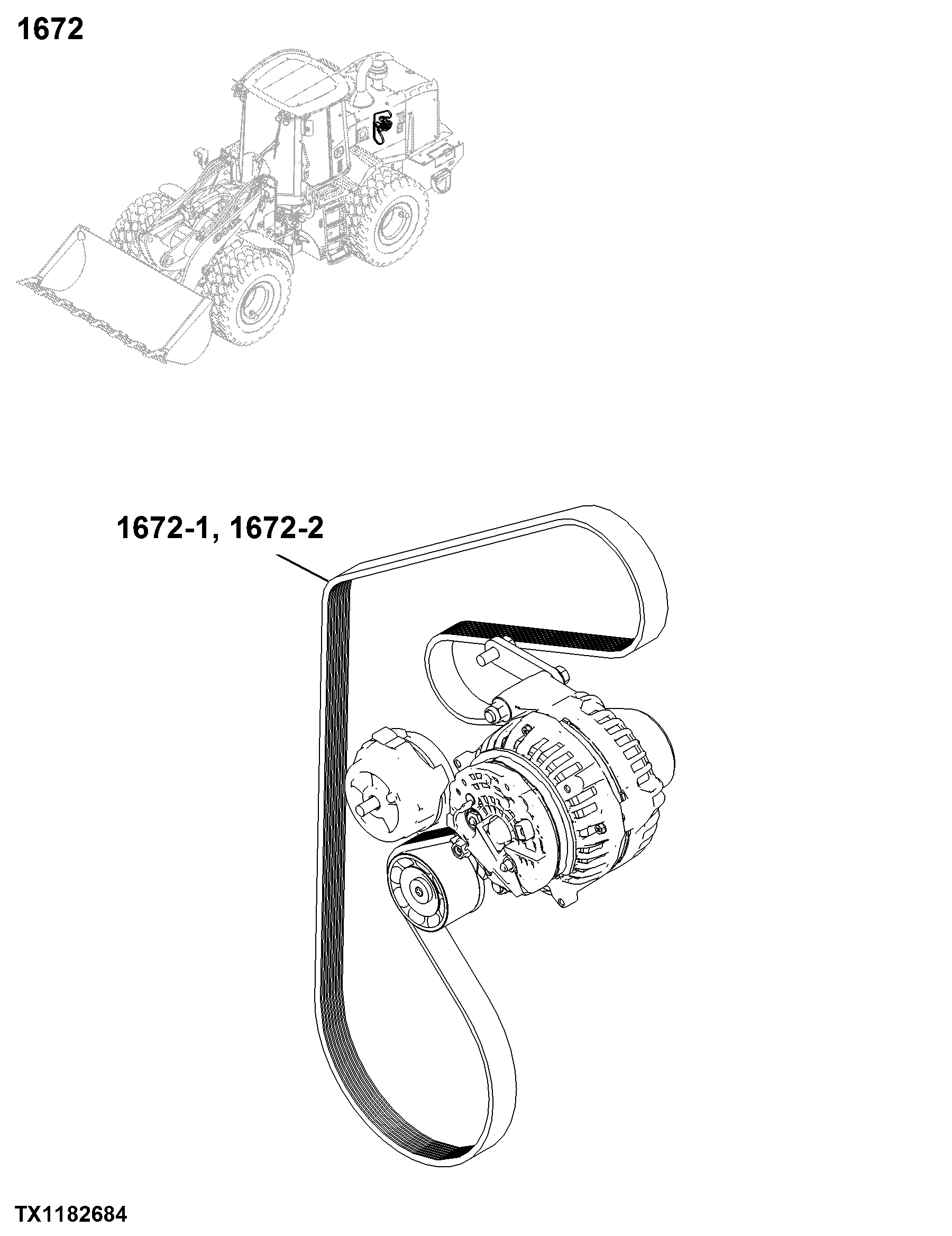 1672 Alternator, Regulator & Charging System Wiring
