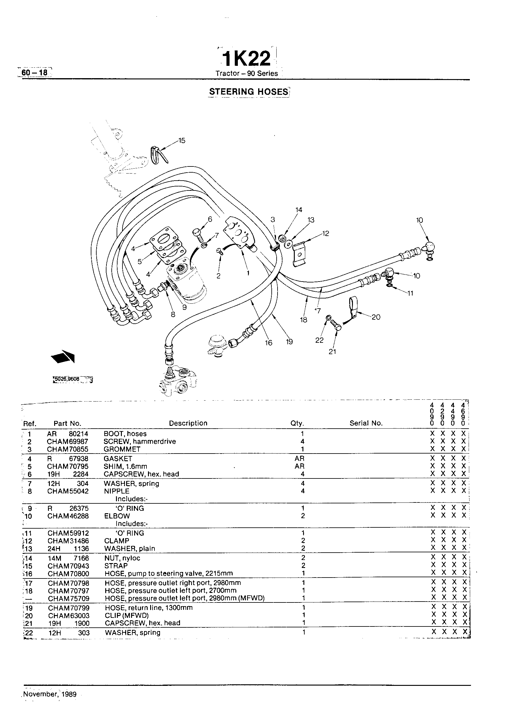 Steering and Brakes Steering Hoses