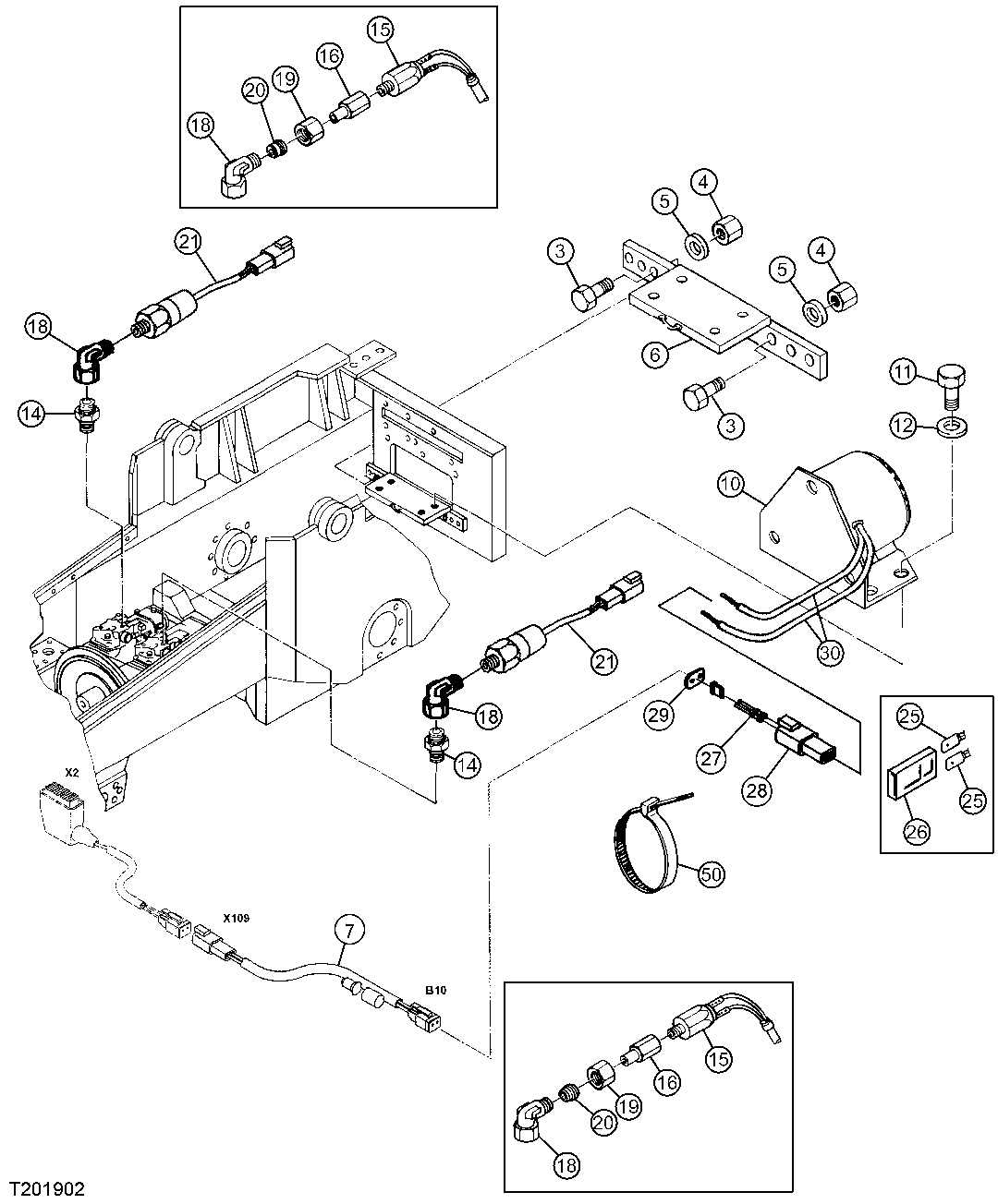 BACK UP ALARM AND BACK UP ALARM PRESSURE SWITCHES