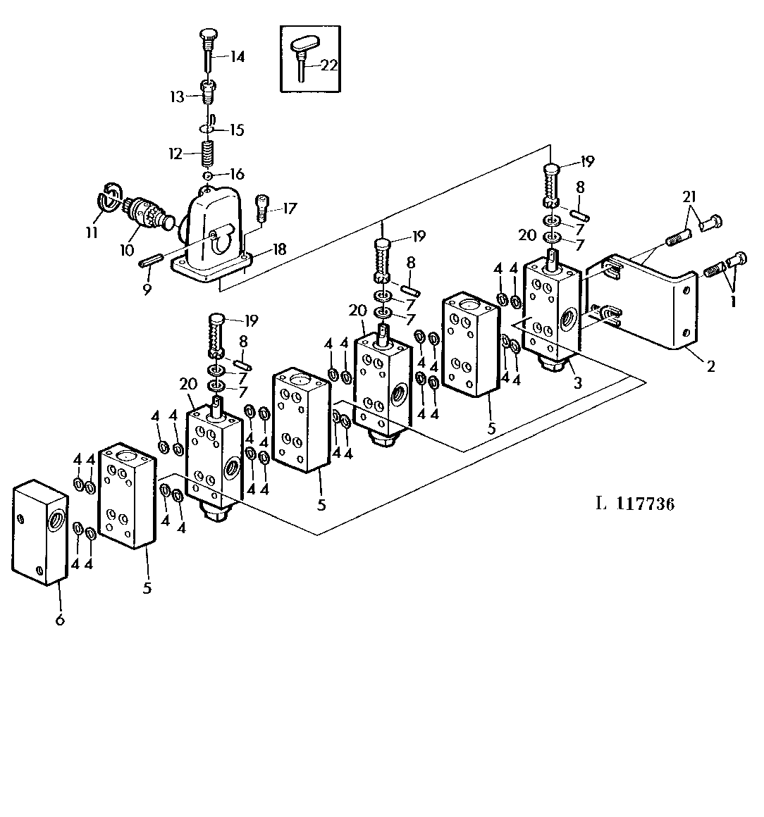 SINGLE-ACTING SELECTIVE CONTROL VALVE (SPOOL TYPE) MC1 CAB