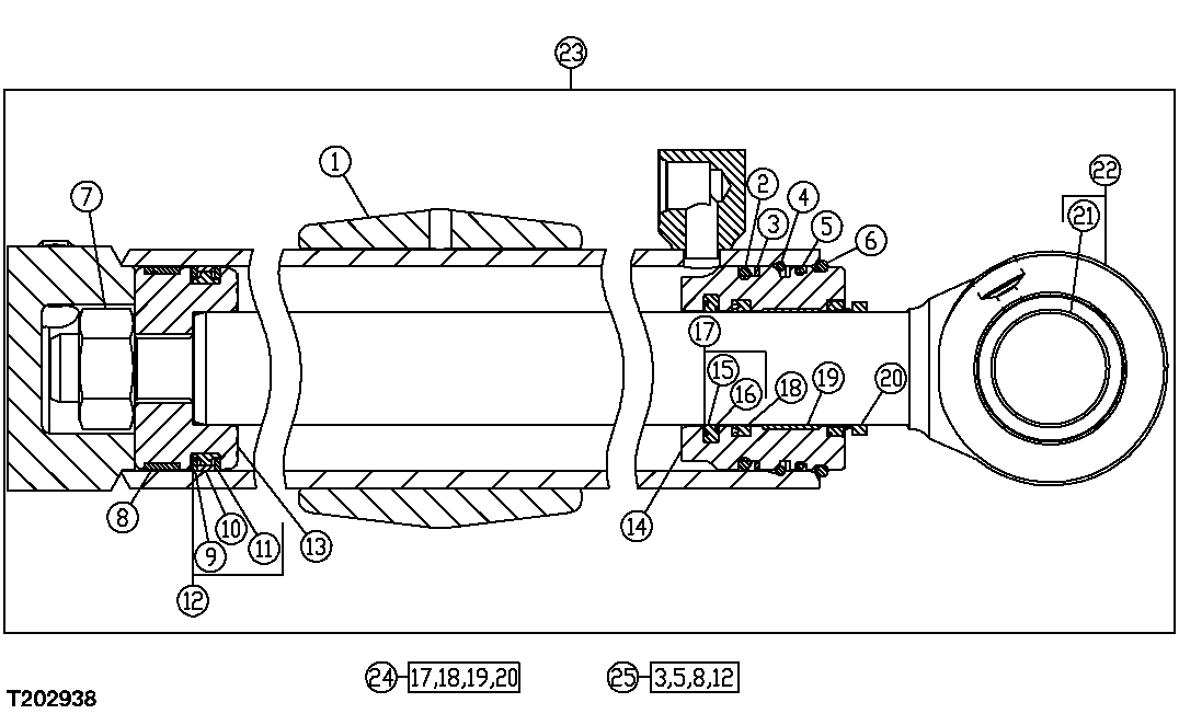 Loader Bucket Cylinder and Repair Kits ( - 881677)