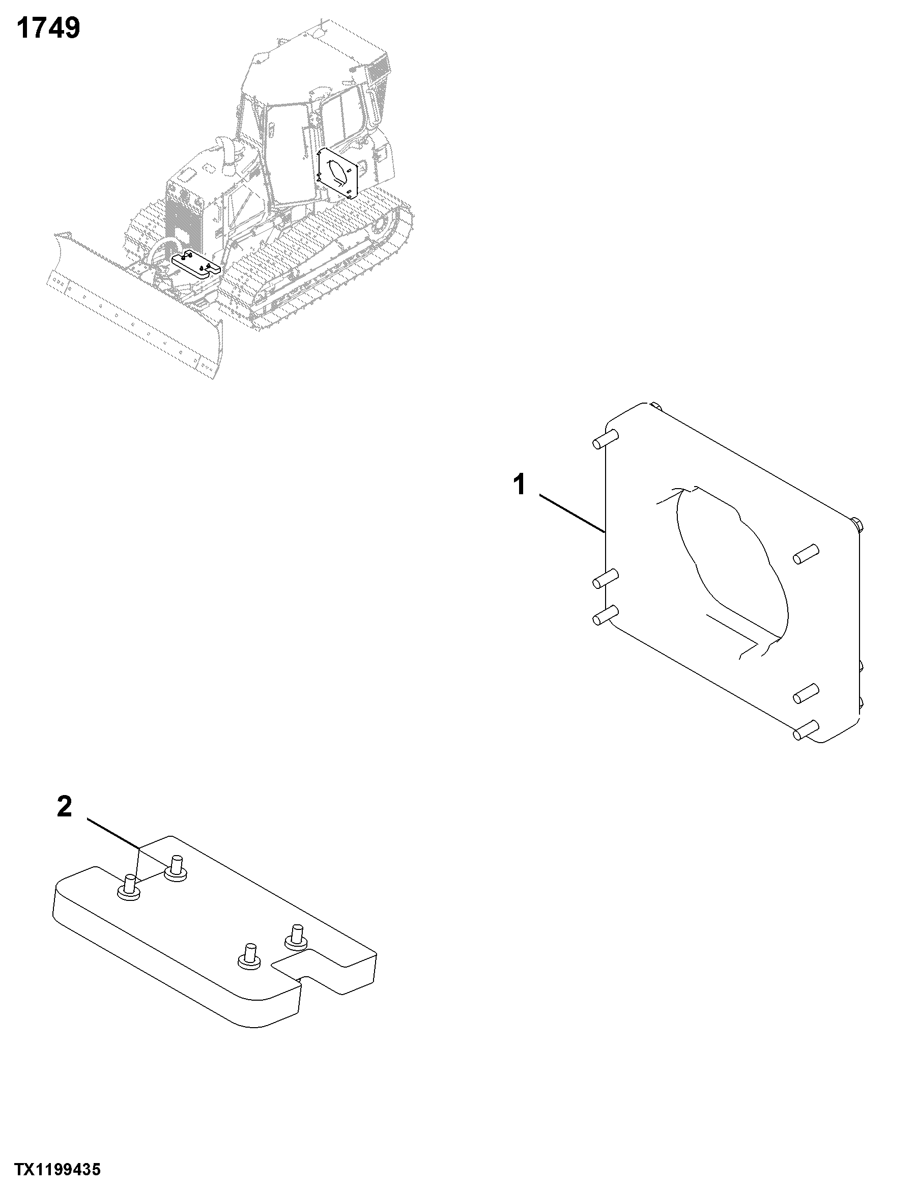 1749 Chassis Weights