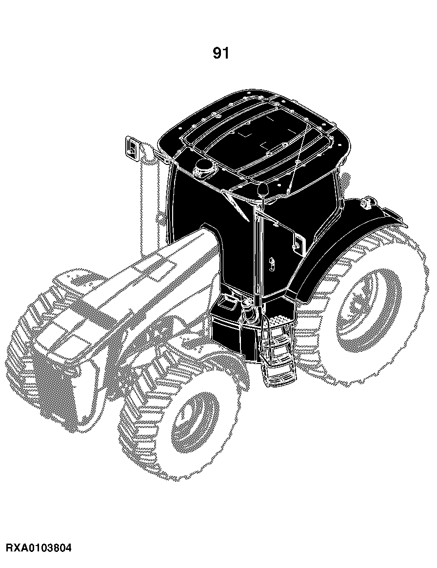 8245R Tractor (S.N. 000101 - 053099)(Worldwide)