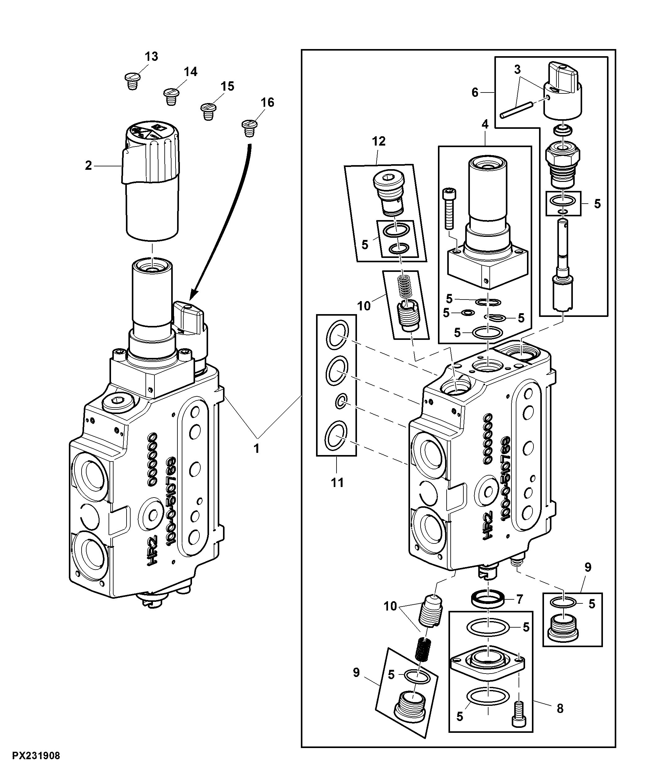 Mechanical Operated Selective Control Valve, 300 Series