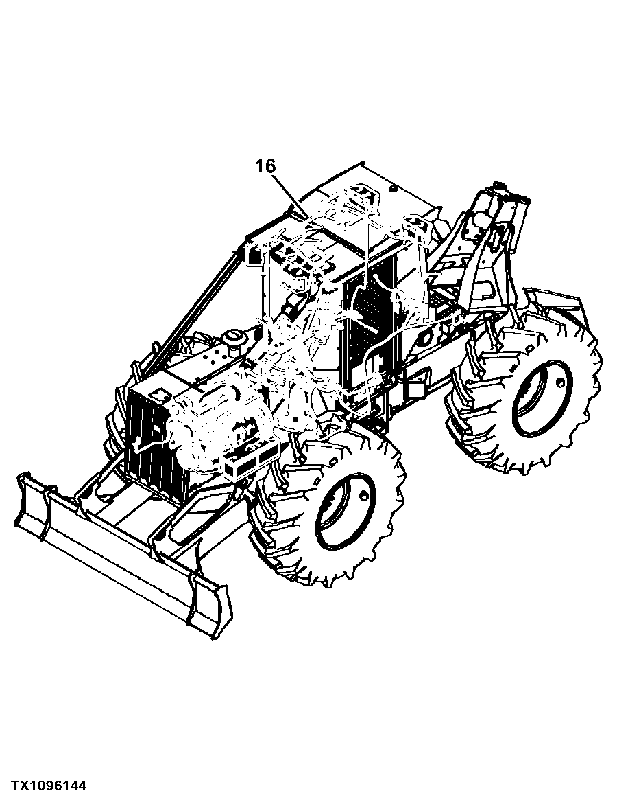 540GIII Cable Skidder (PIN: 1DW540GX_ _C630436 - C666892)