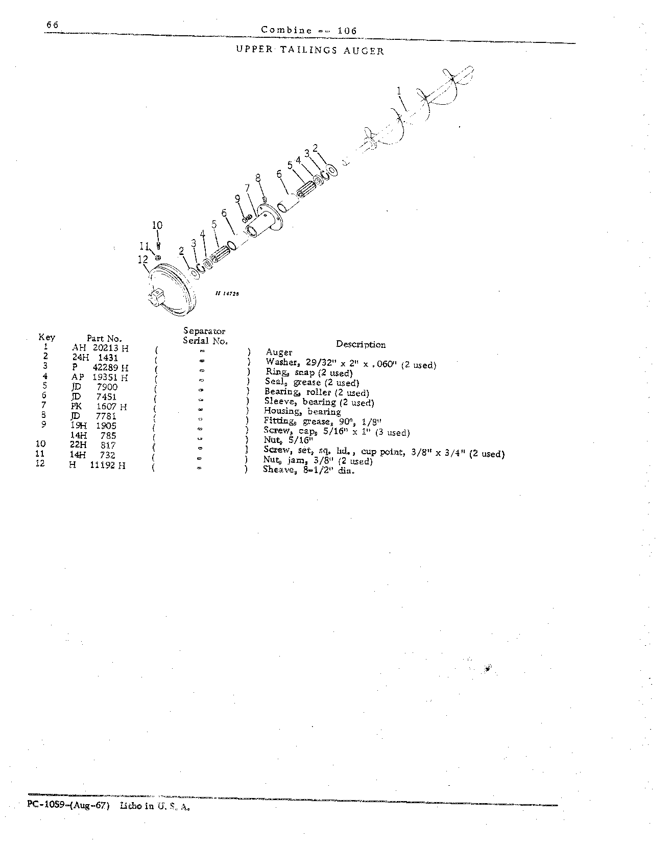 Elevators and Augers (Continued)
