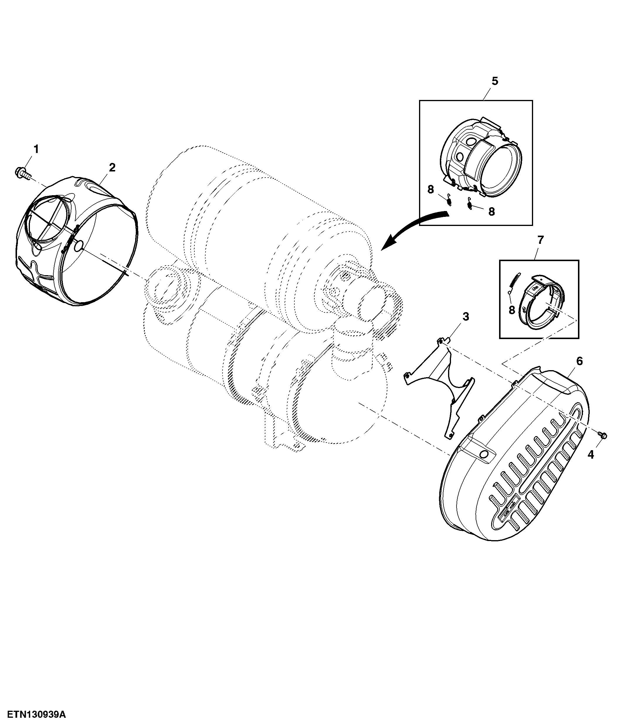 Diesel Oxidation Catalyst and Diesel Particulate Filter Insulating Shields ( - 795000)