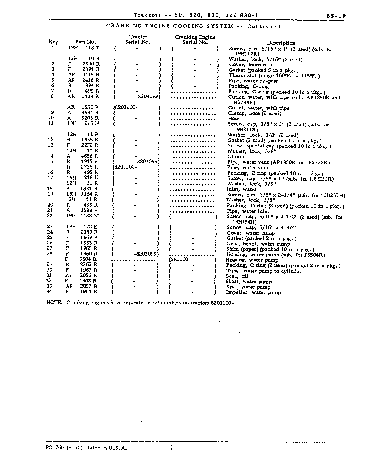 Carburetor, cranking engine (Continued)